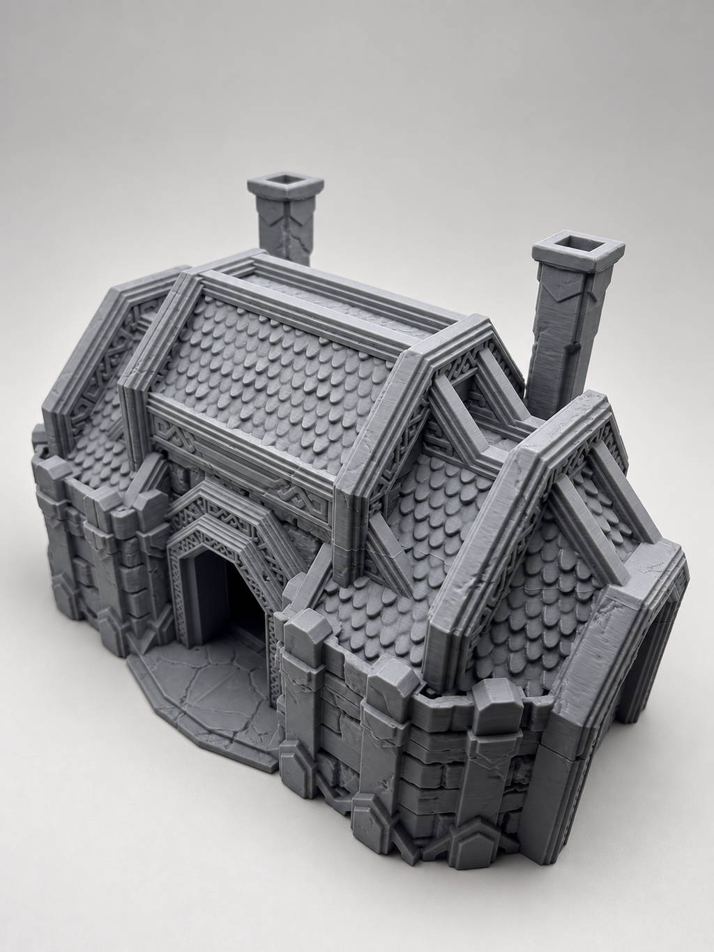 Dwarven Great Hall 28mm DND Terrain | Tabletop Wargaming Scenery for Warhammer, Frostgrave & RPG | 3D Printed