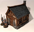 Cottage 28mm DND Terrain | Tabletop Wargaming Scenery for Warhammer, Frostgrave & RPG | Unpainted 3D Printed