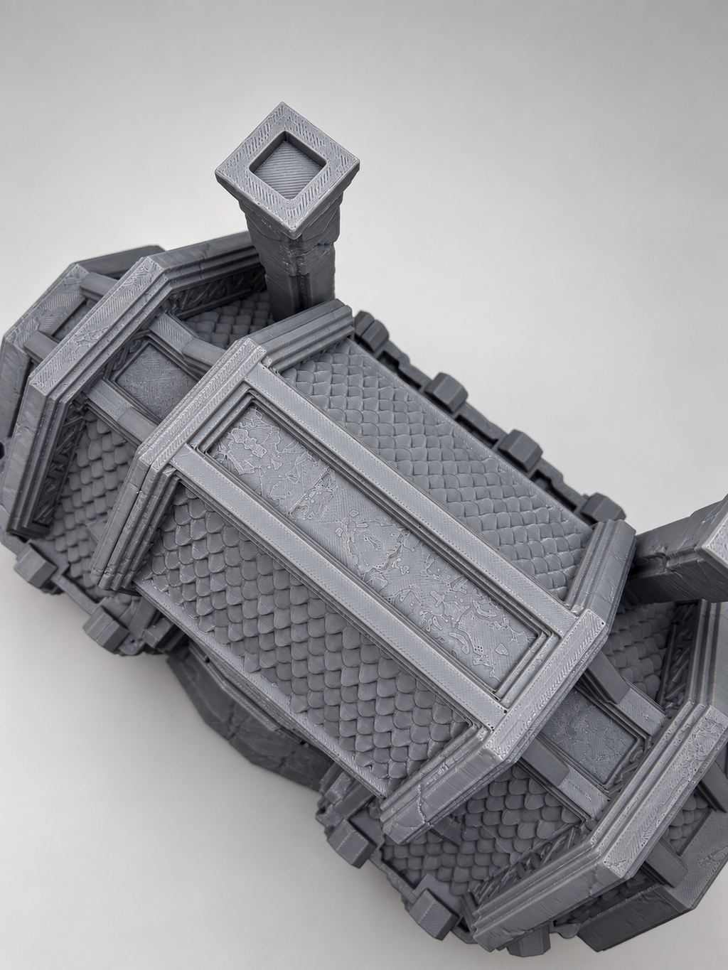 Dwarven Great Hall 28mm DND Terrain | Tabletop Wargaming Scenery for Warhammer, Frostgrave & RPG | 3D Printed