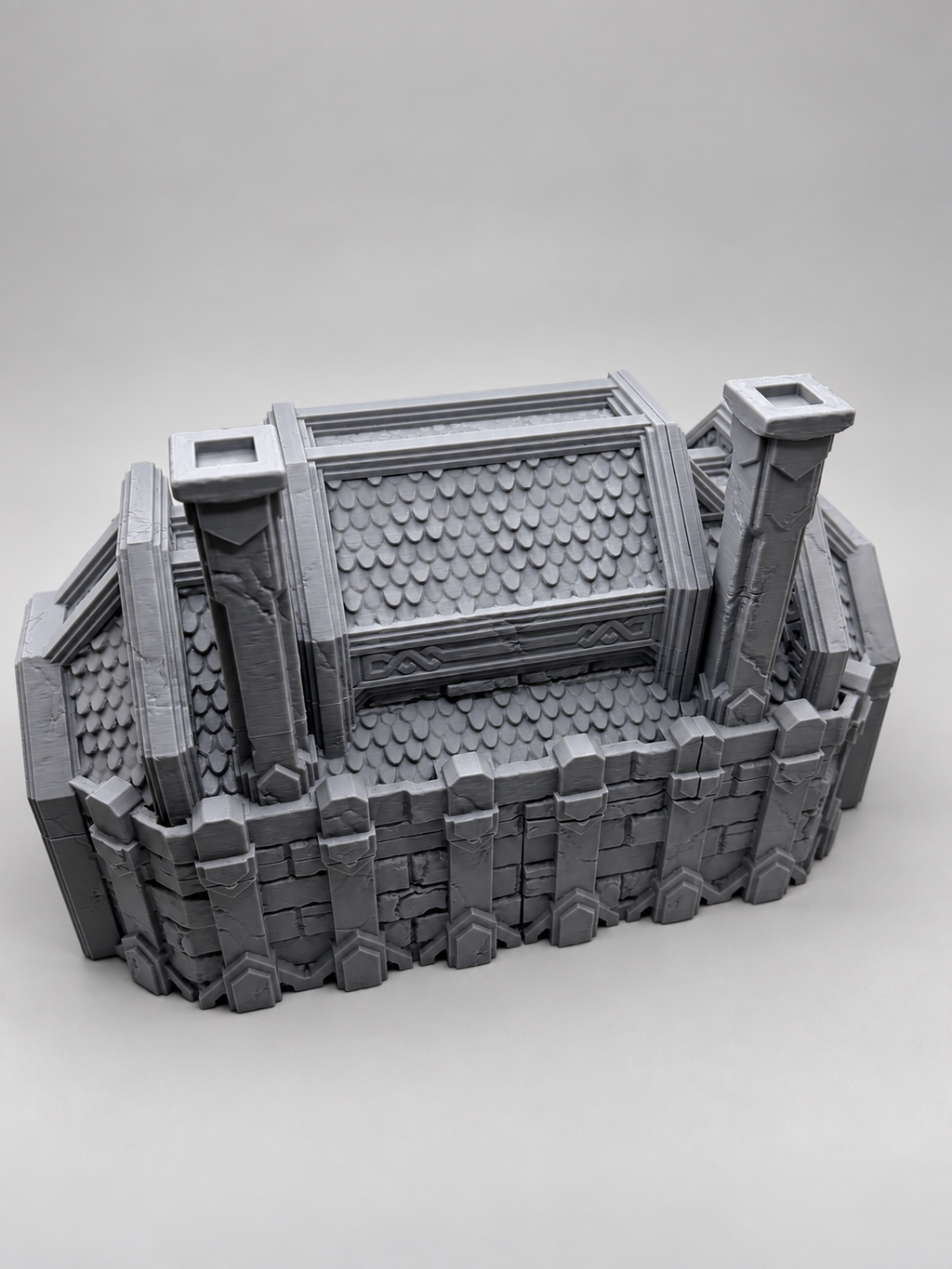Dwarven Great Hall 28mm DND Terrain | Tabletop Wargaming Scenery for Warhammer, Frostgrave & RPG | 3D Printed