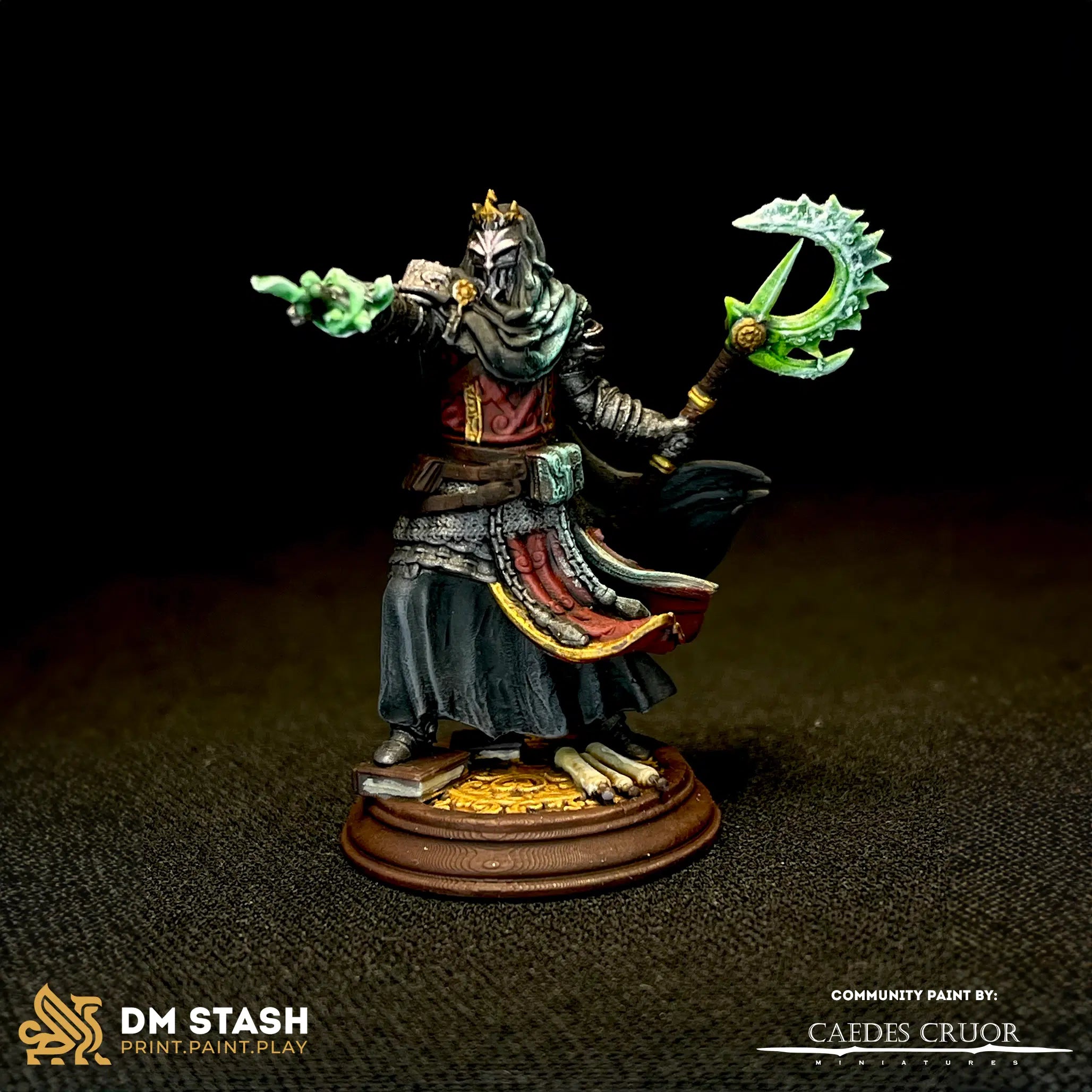 Bastian the Everknowing – Royal Psionic Master - 3D Printed Sorcerer Character Miniature