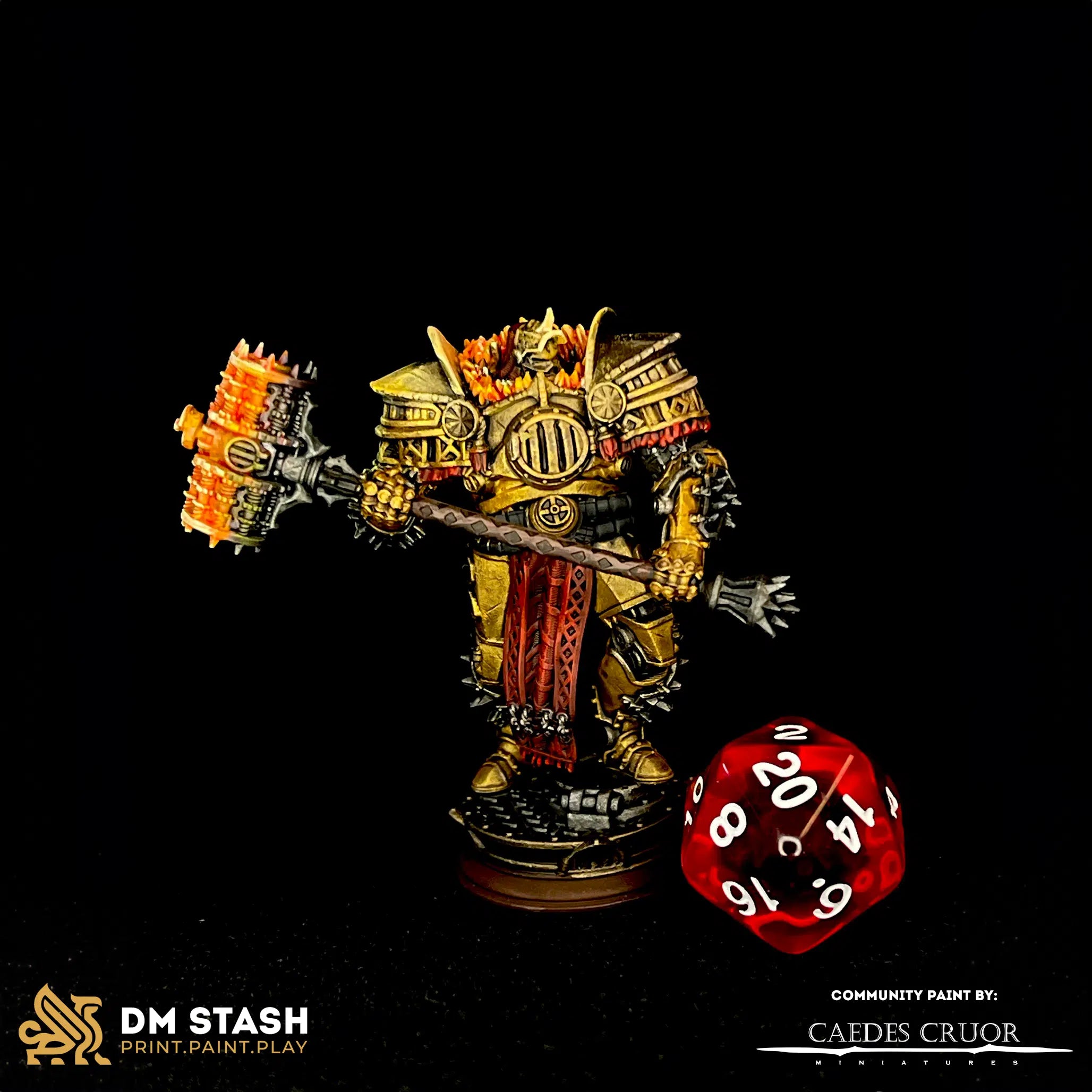 Hadrian – The Iron Colossal - 3D Printed Barbarian Miniature