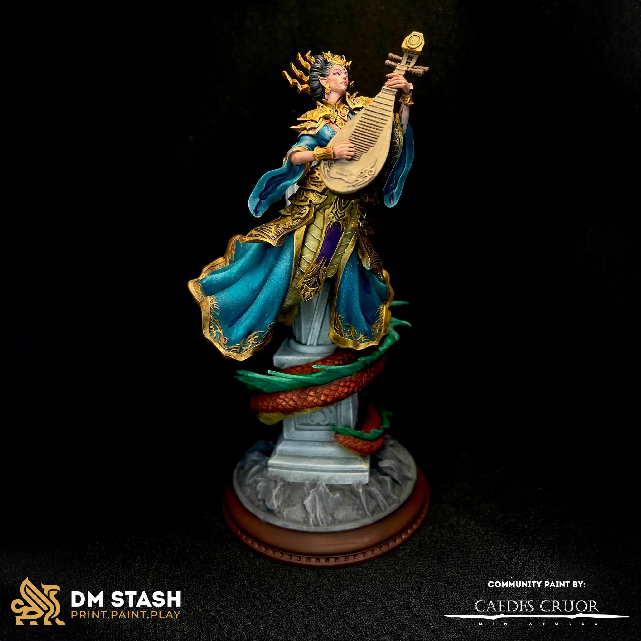 Lian She – Medusa of the East - 3D Monster Miniature