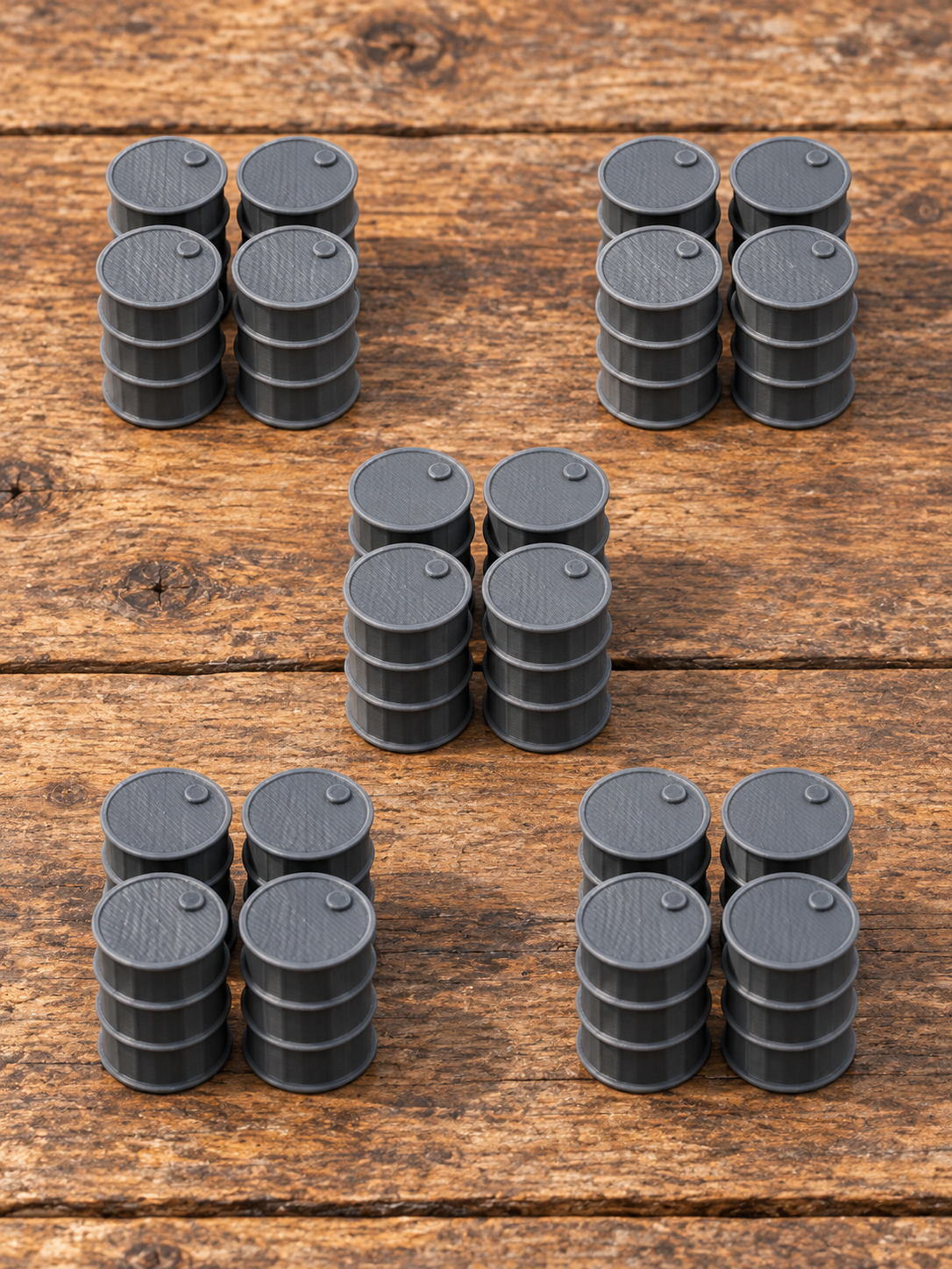 20x Barrels 28mm DND Scatter Terrain | Tabletop Wargaming Scenery for Warhammer, Frostgrave & RPG | 3D Printed