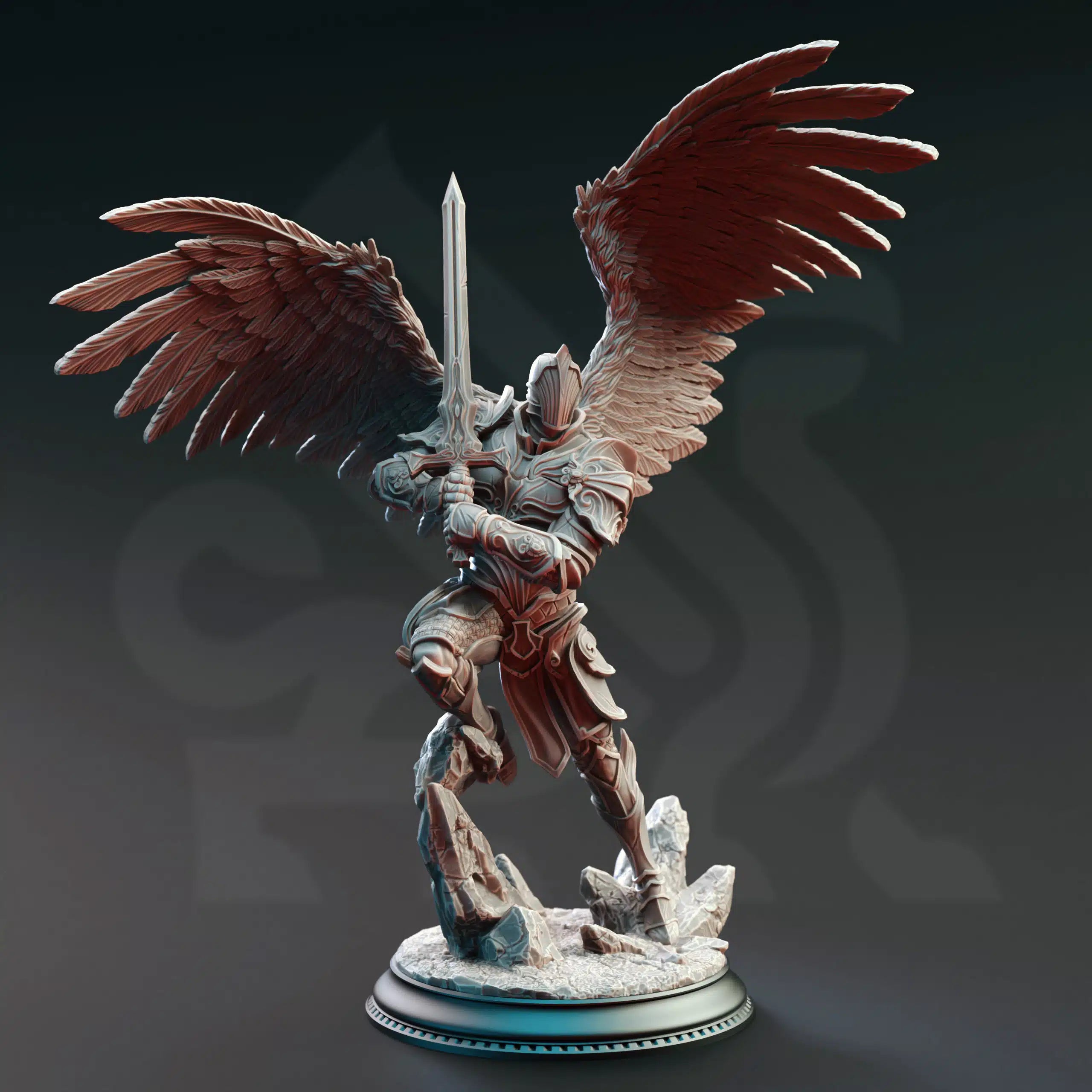 Angels of Syelden Selvaneri Warriors - 3D Printed Paladin Character Miniatures