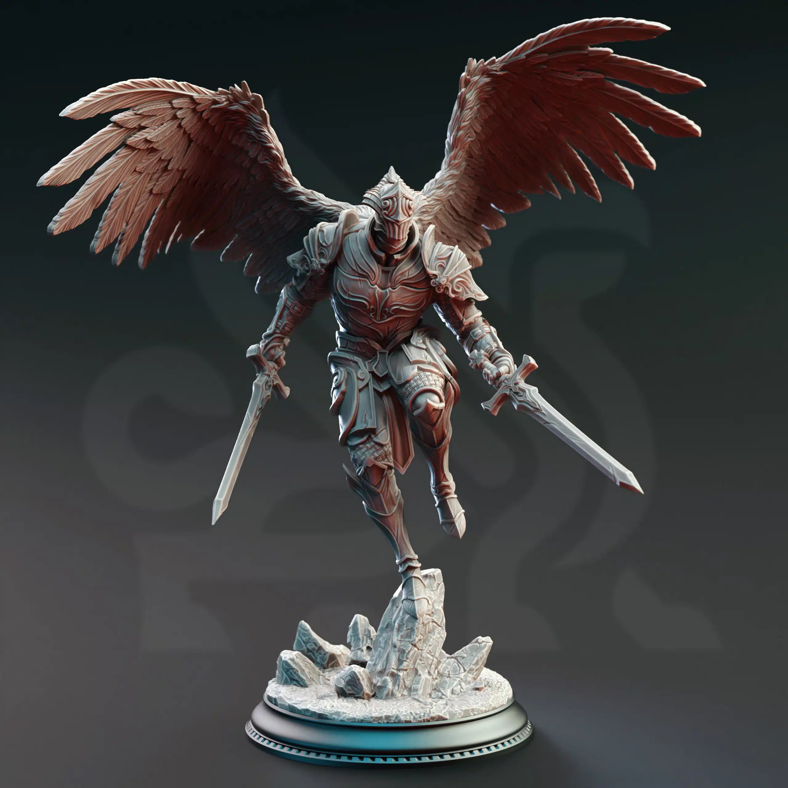 Angels of Syelden Selvaneri Warriors - 3D Printed Paladin Character Miniatures