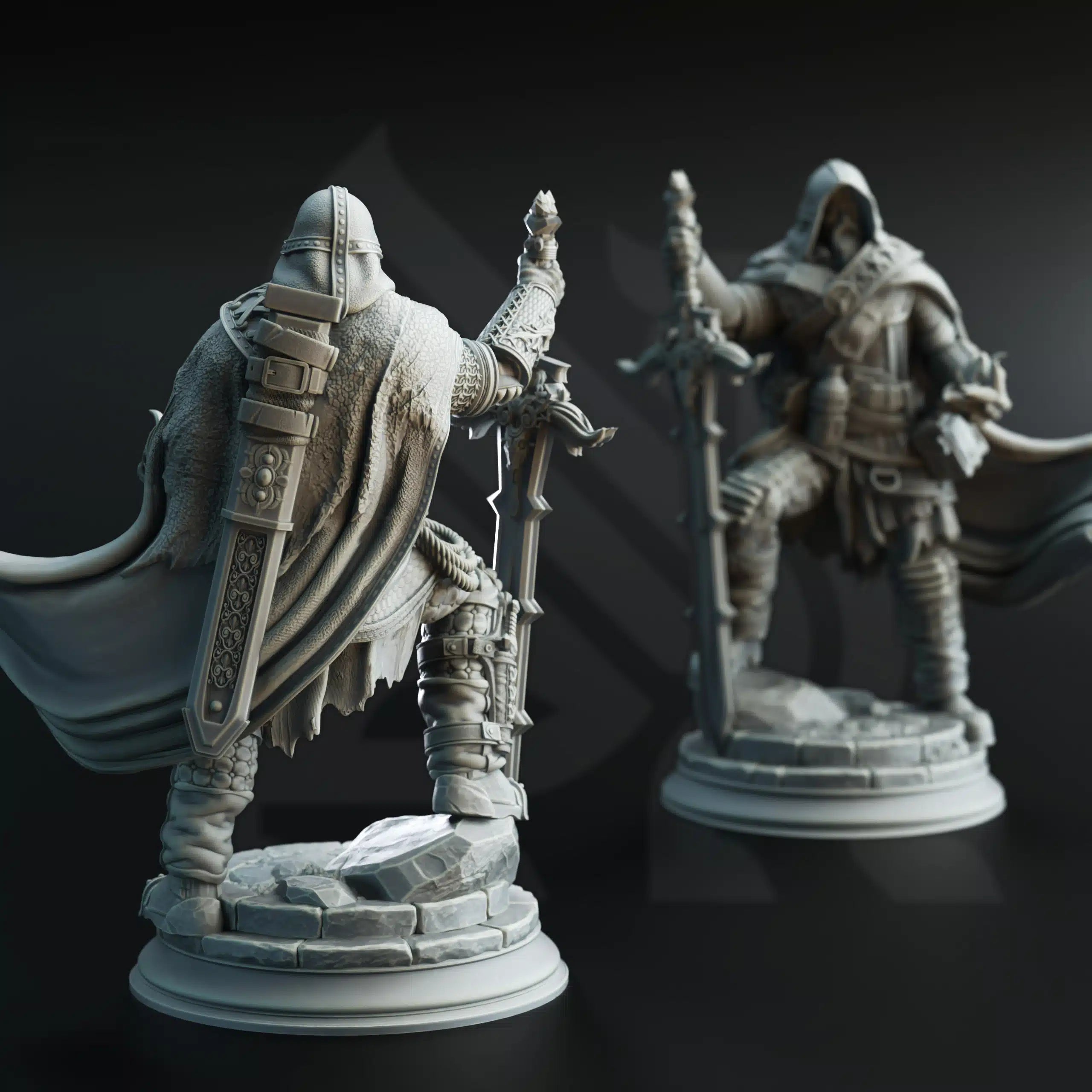 Ator – Revenant of Vindication - 3D Printed Ranger Miniature