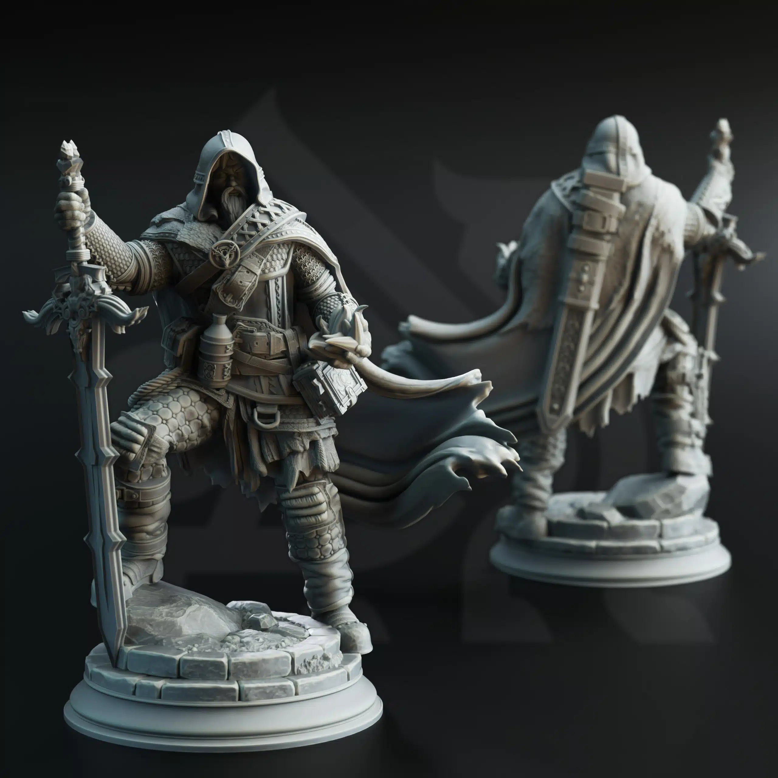 Ator – Revenant of Vindication - 3D Printed Ranger Miniature