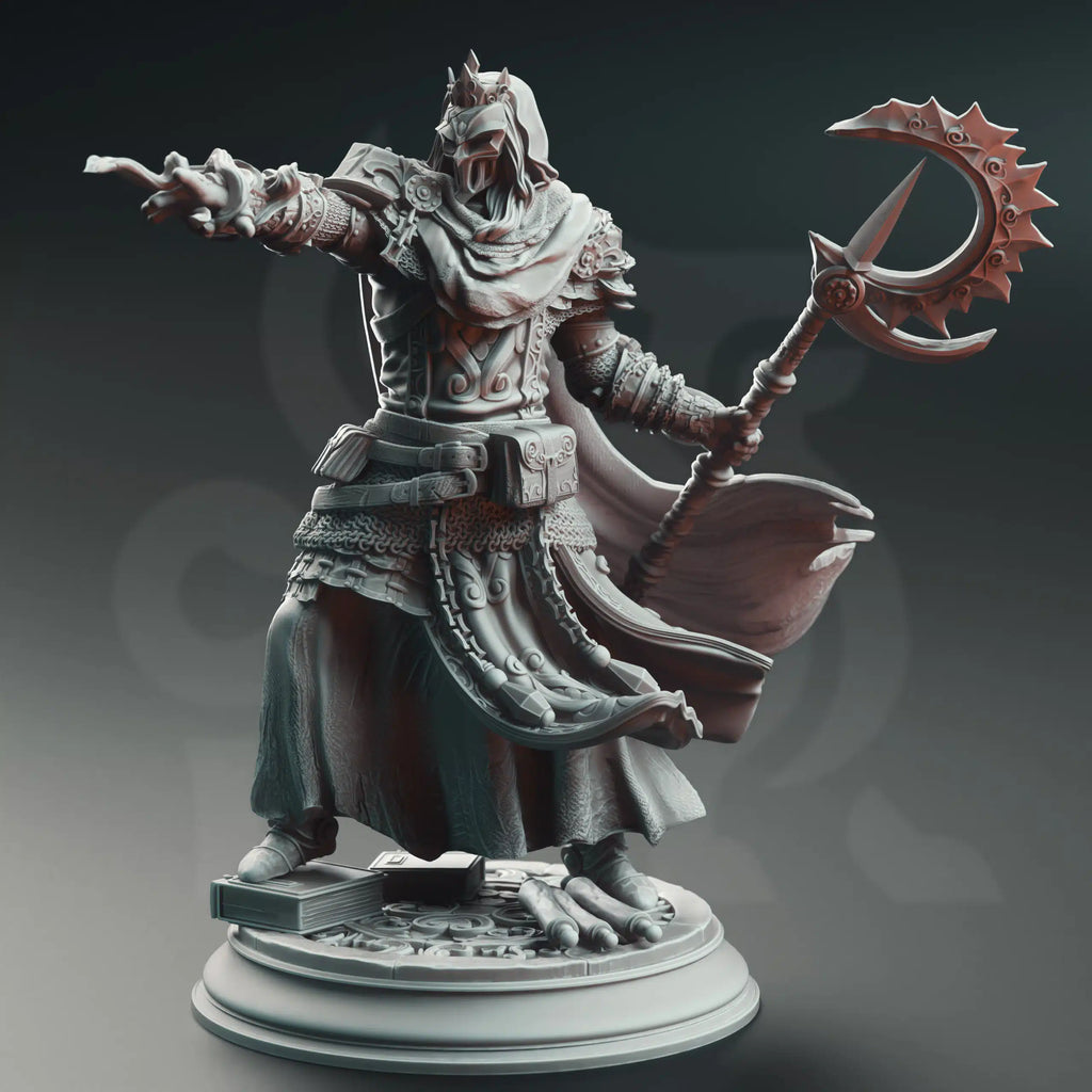 Bastian the Everknowing – Royal Psionic Master - 3D Printed Sorcerer Character Miniature