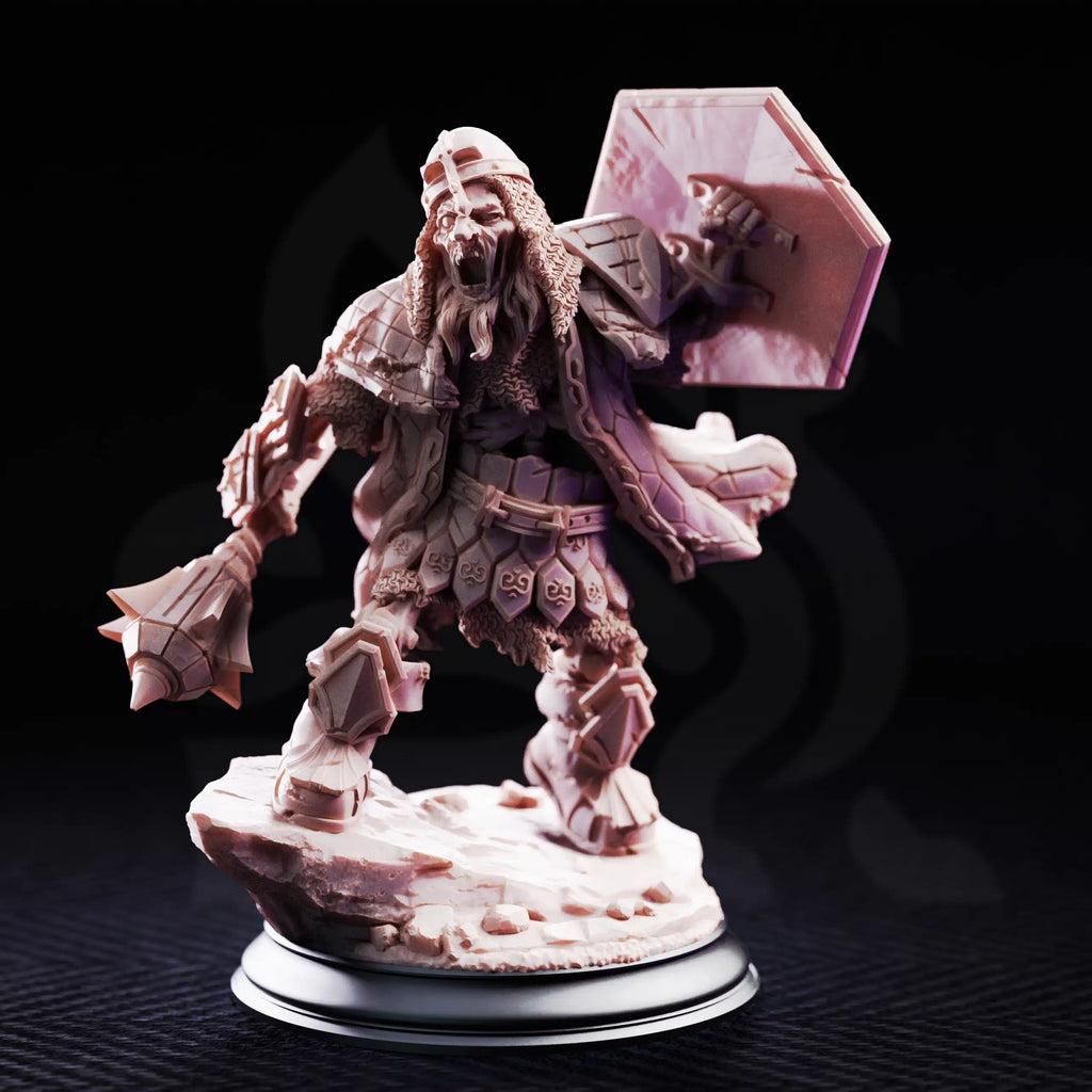 Sook, Crook, Mook, Brook, Hook – Undead Dwarven Brothers - 3D Printed Undead Miniature