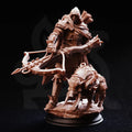 Brox – Orc Beastmaster - 3D Printed Fighter Miniature