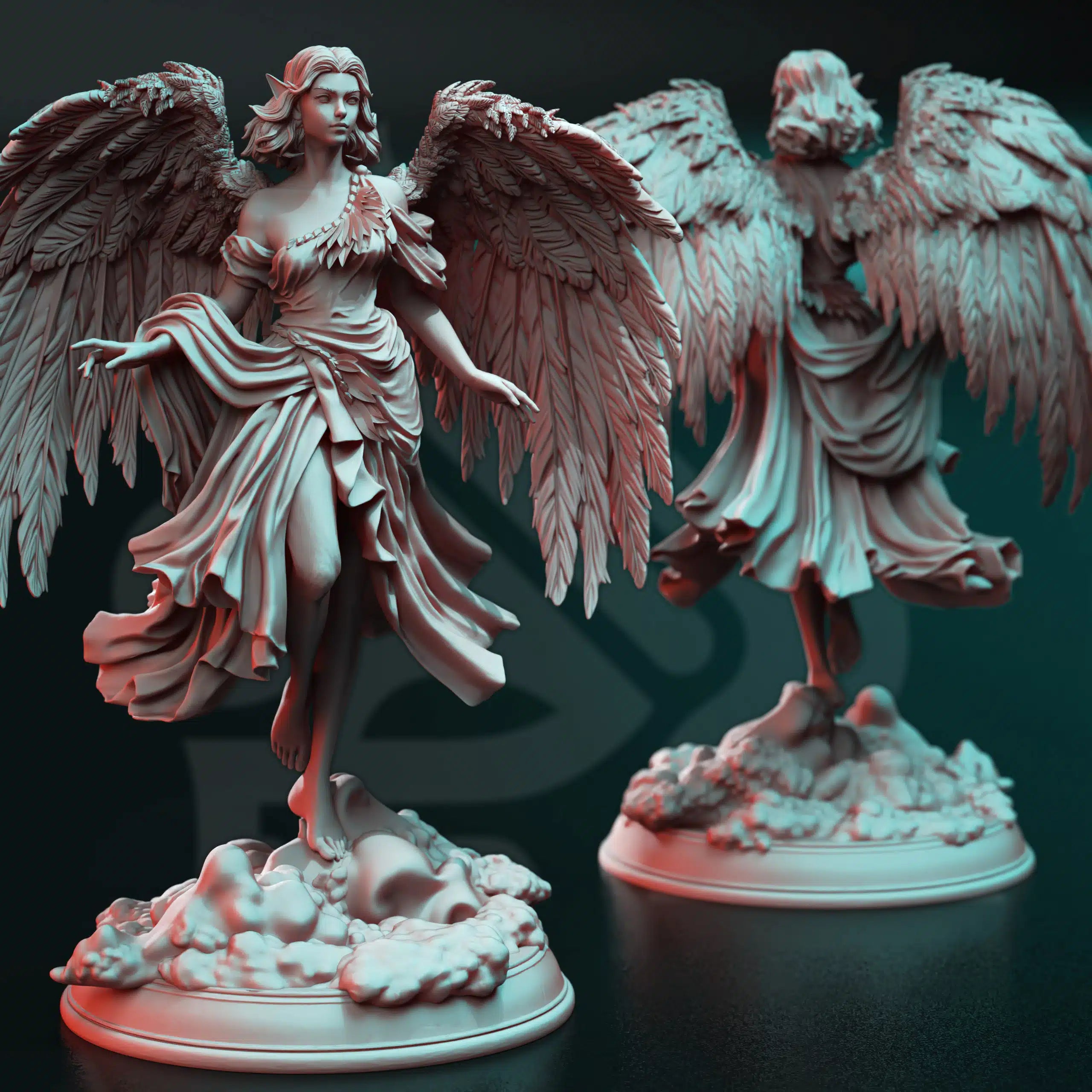 Cesedra – The Great Love - 3D Printed Cleric Character Miniature