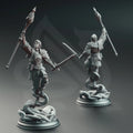 Chandler Marks – Court Mage of Grimhelm - 3D Printed Sorcerer Character Miniature