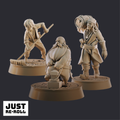The Pirate Crew Members – 3D Printed Tabletop Miniatures