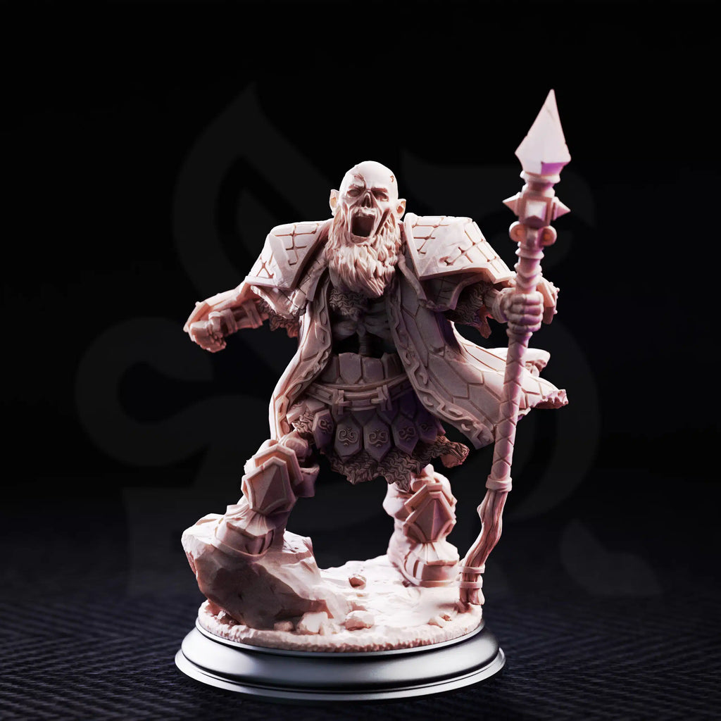 Crook Undead Dwarven Brothers - 3D Printed Undead Miniature