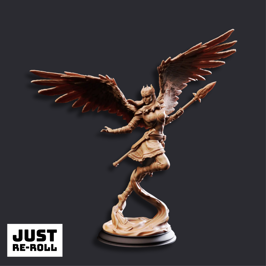 Daughters of Death Valkyrie Shieldmaidens - 3D Printed Fighter Character Miniatures