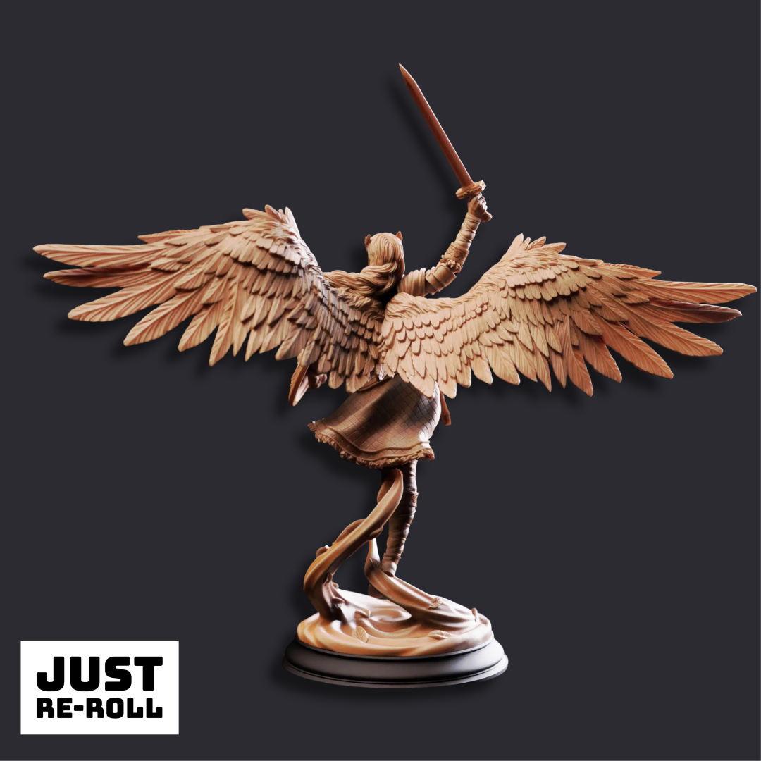 Daughters of Death Valkyrie Shieldmaidens - 3D Printed Fighter Character Miniatures