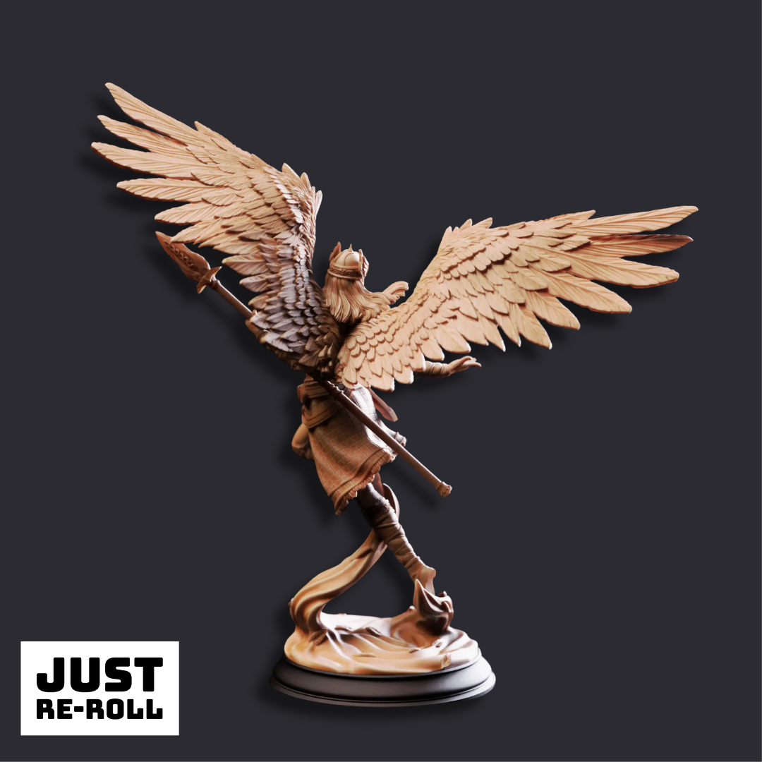 Daughters of Death Valkyrie Shieldmaidens - 3D Printed Fighter Character Miniatures