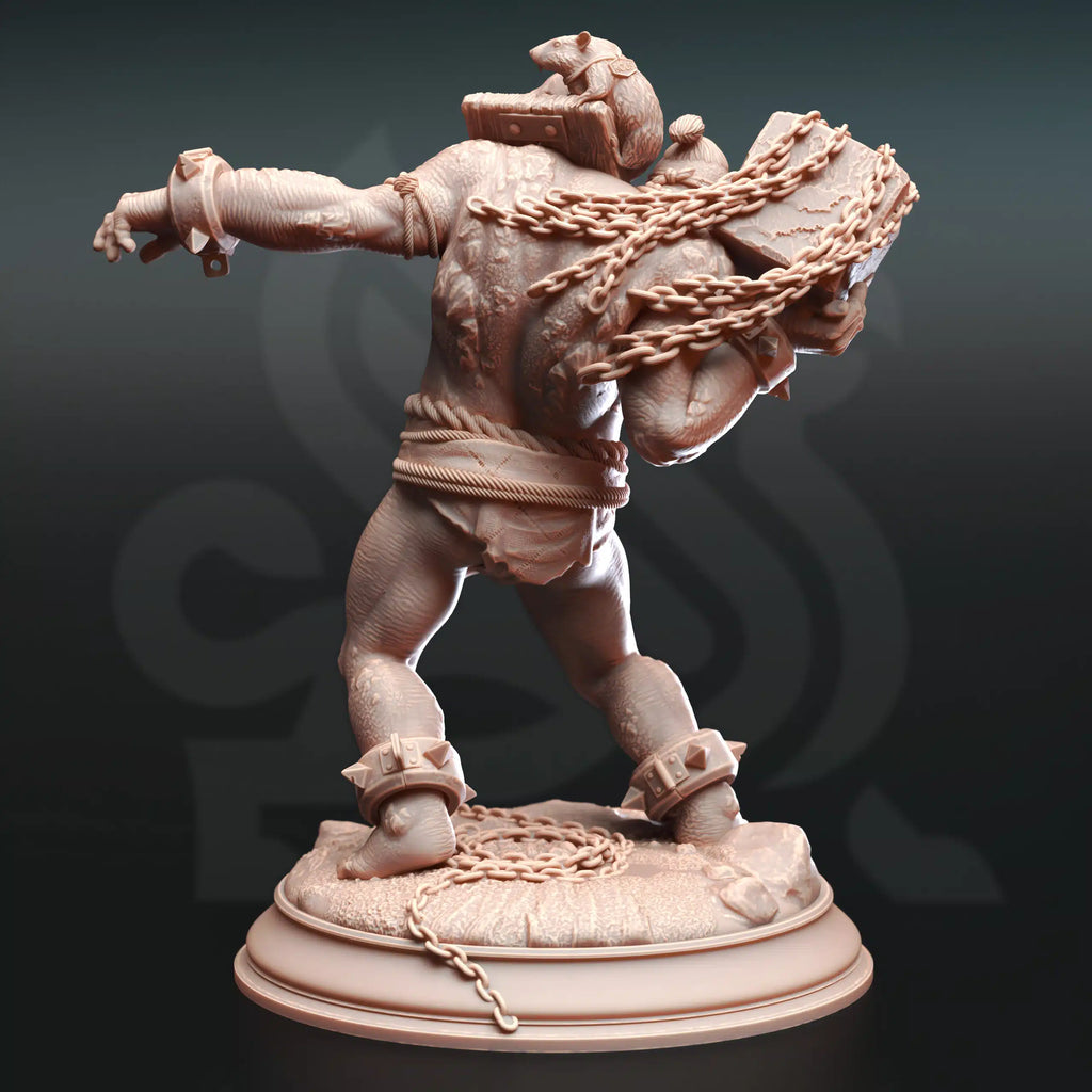 Droggod Tribe – Ettin Savages - 3D Printed Monster Miniature