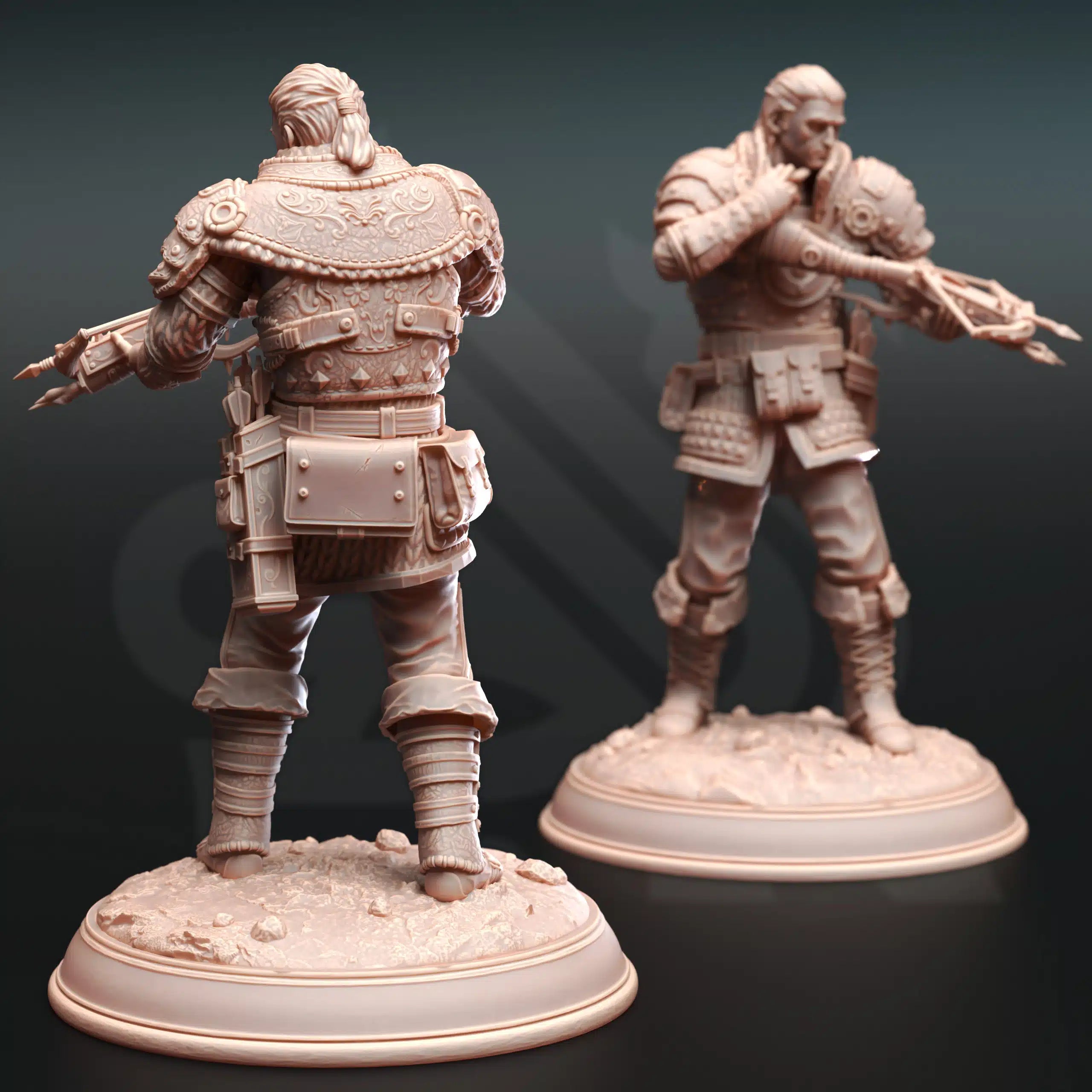 Dusty Dirks Bandits - 3D Printed Bandit Miniature