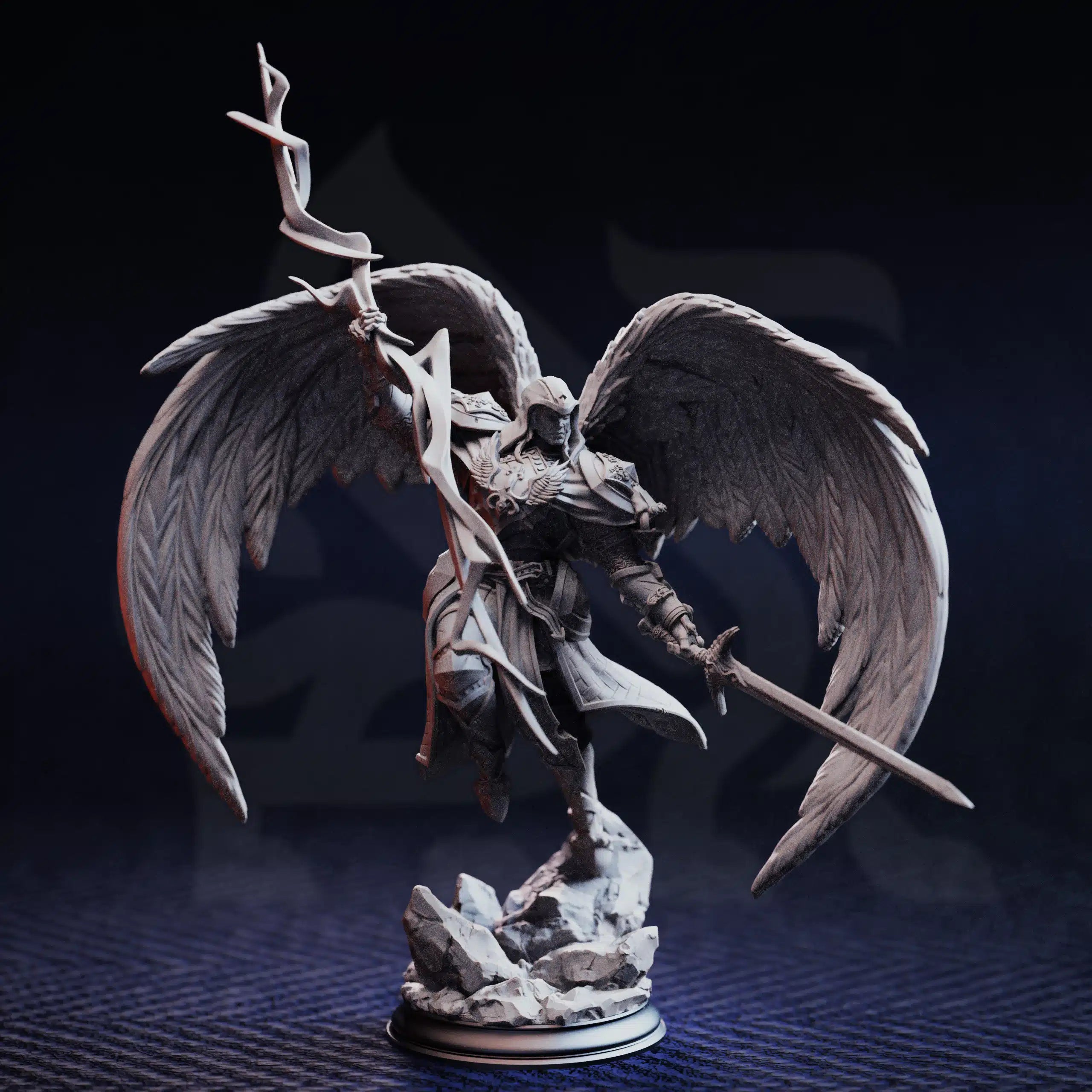 Erdrydion – Father of Truth & Justice - 3D Printed Fighter Character Miniature