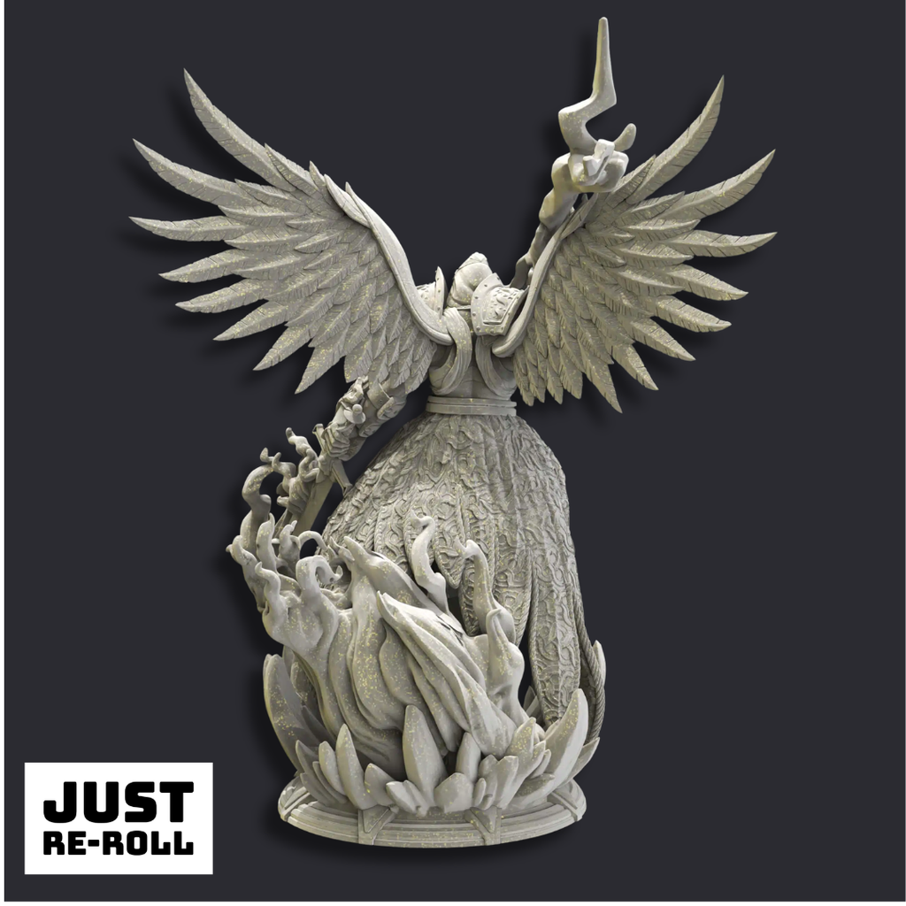 Erdrydion Bringer of Justice & Truth - 3D Printed Paladin Character Miniature