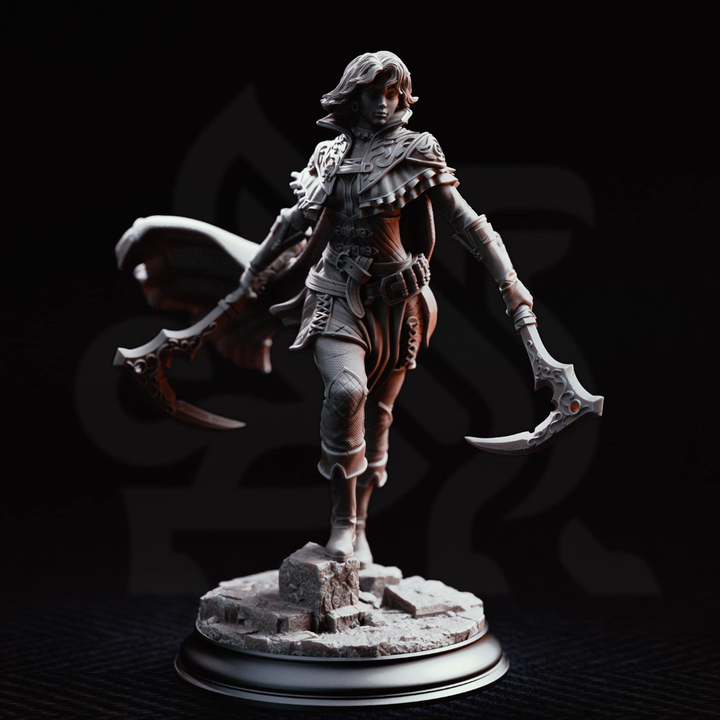 Hera, Blood Rogue - 3D Printed Rogue Miniature