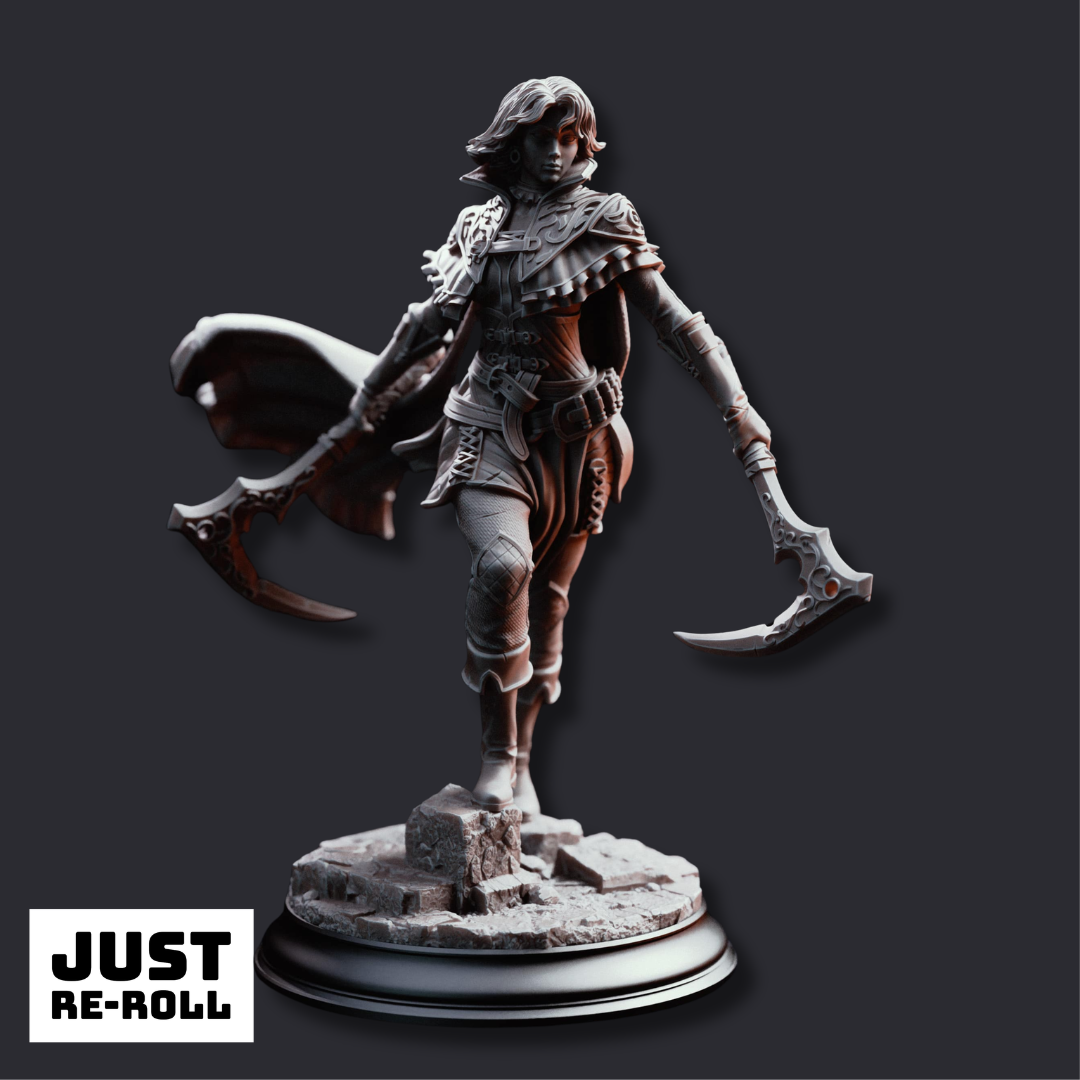 Hera, Blood Rogue - 3D Printed Rogue Miniature
