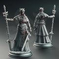 Evana the Proselytizer – Devout of the Tharameni - 3D Printed Cleric Character Miniature