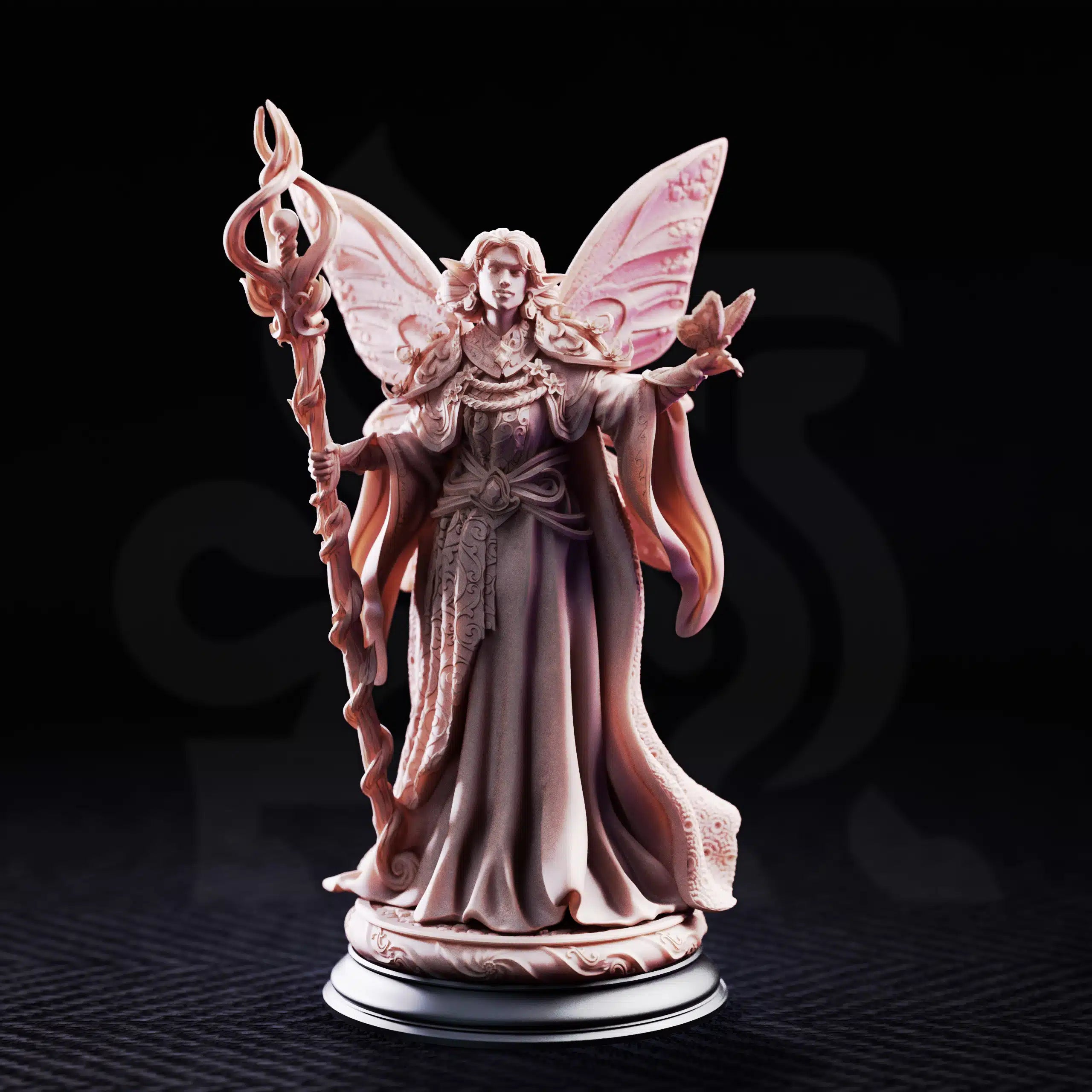 Feena – Fairy Godmother - 3D Printed Druid Miniature