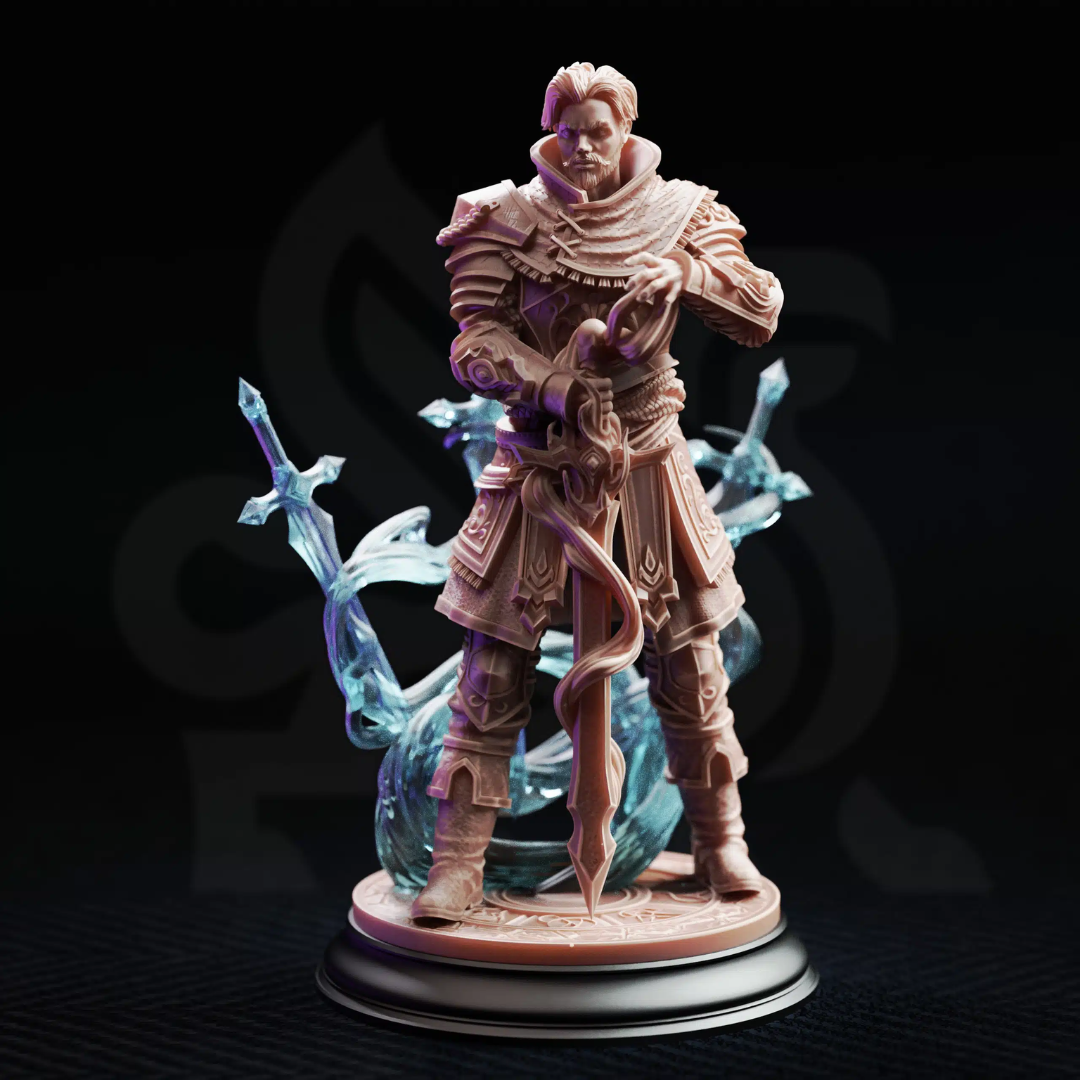 Felix Droste Graduate Battlemage - 3D Printed Fighter Miniature