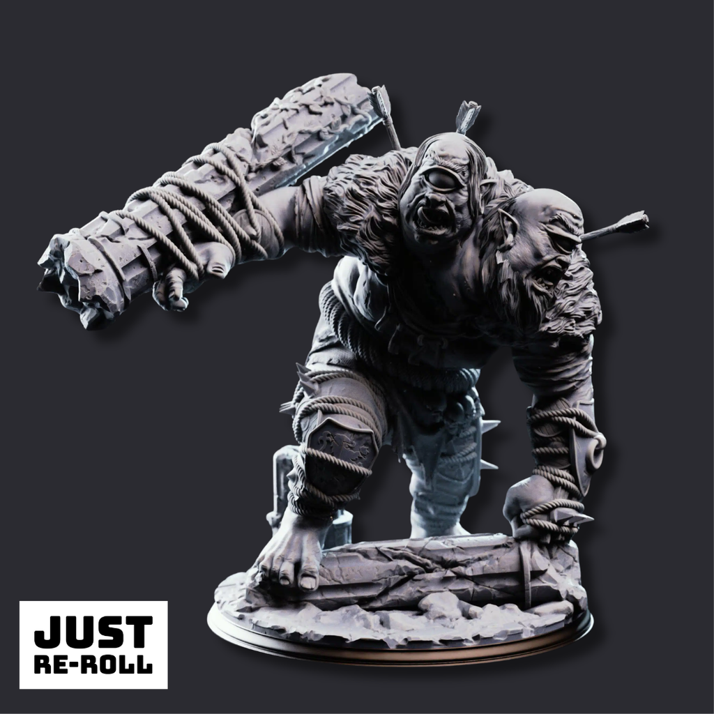 Flim & Krim Ettin Brute - 3D Printed Monster Miniature