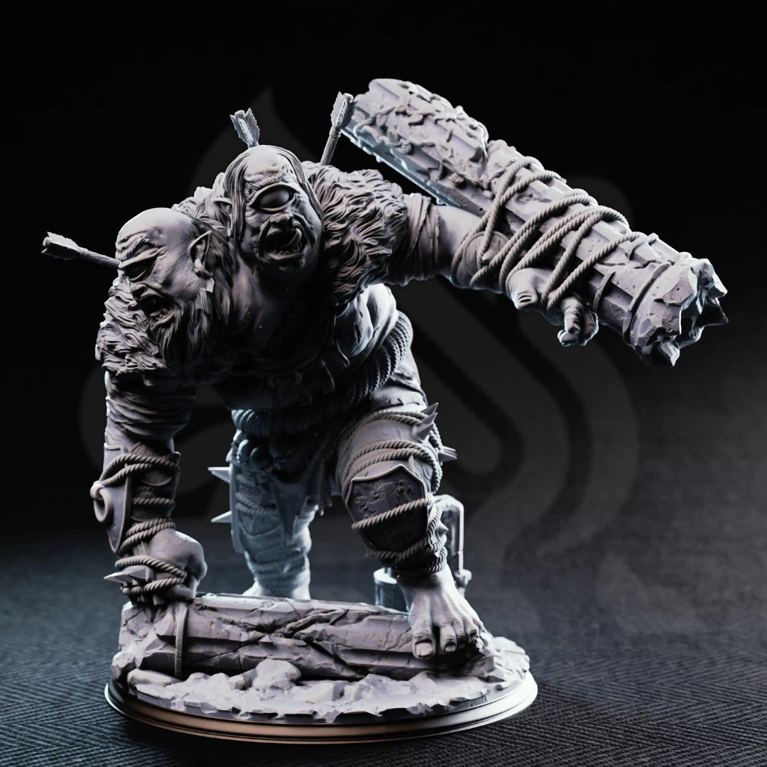 Flim & Krim Ettin Brute - 3D Printed Monster Miniature