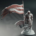 Florian the Fallen – Deserter Knight - 3D Printed Fighter Character Miniature