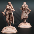 Hali Brookes – Water Elemi Swashbuckler Rogue - 3D Printed Fighter Miniature
