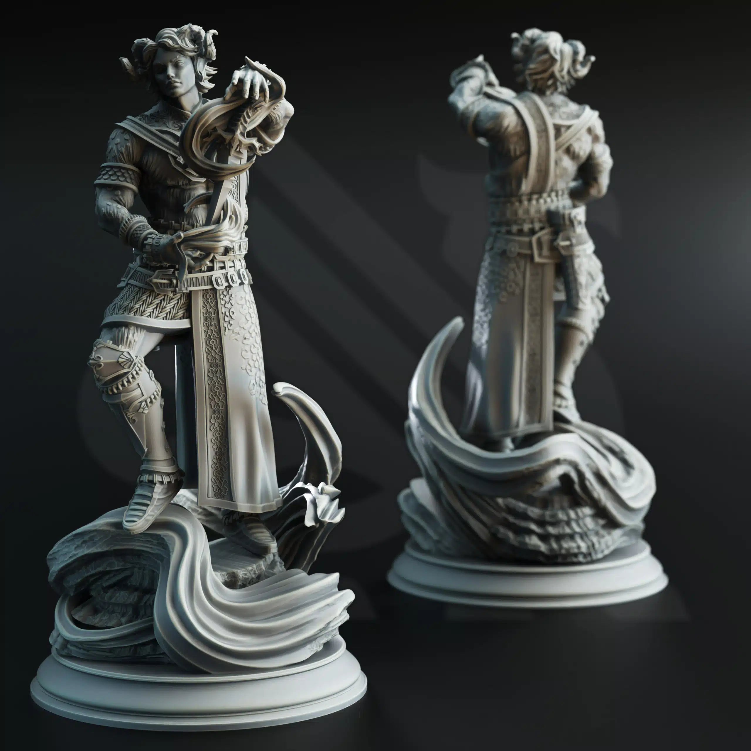 Heron of Daronai - 3D Printed Rogue Miniature