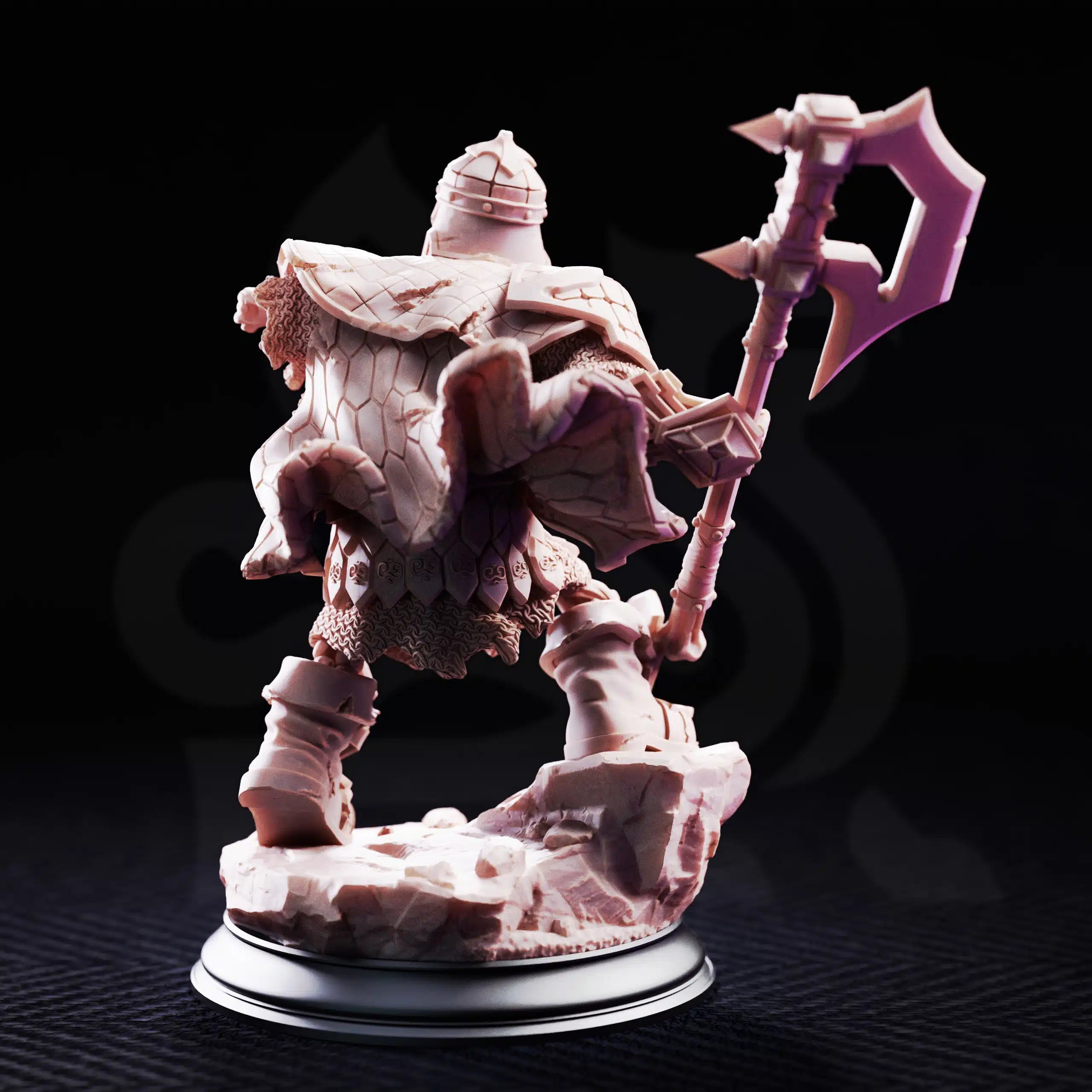 Hook Undead Dwarven Brothers - 3D Printed Undead Miniature