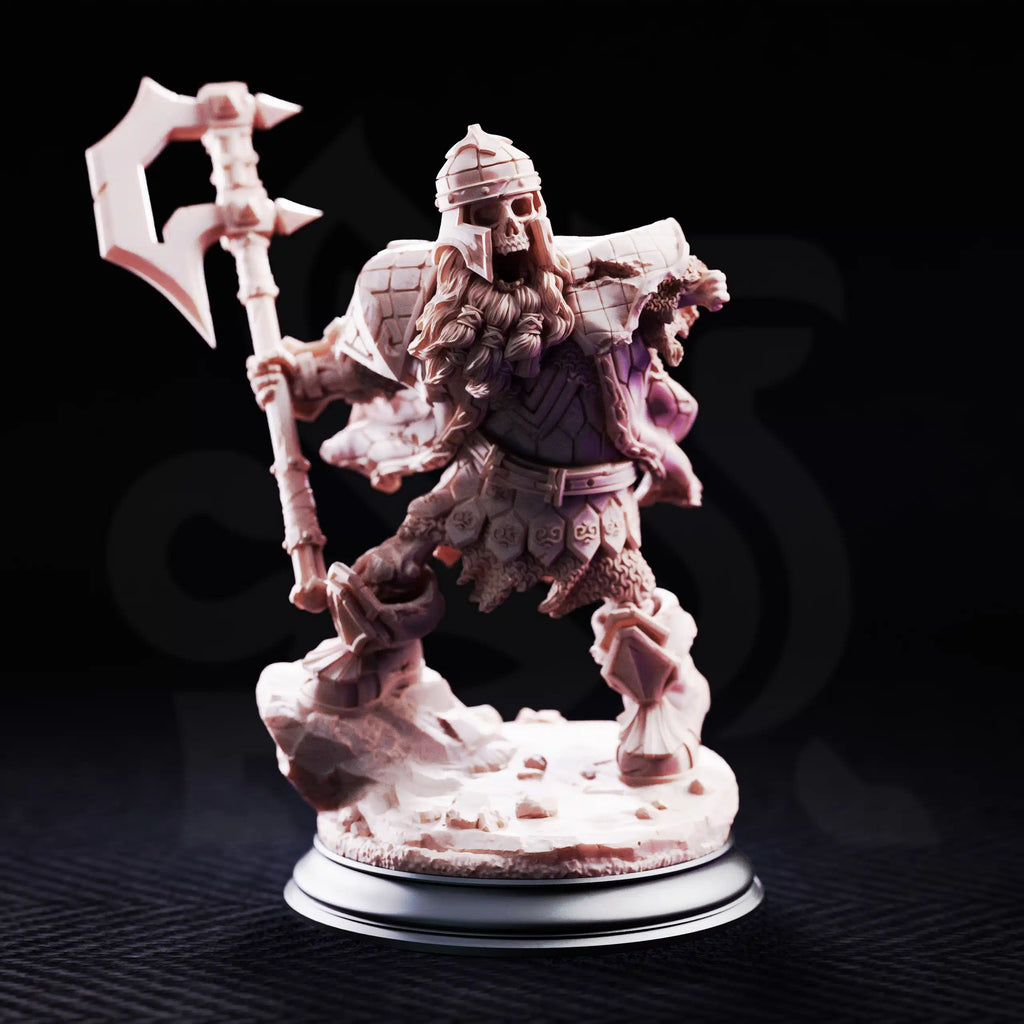 Hook Undead Dwarven Brothers - 3D Printed Undead Miniature