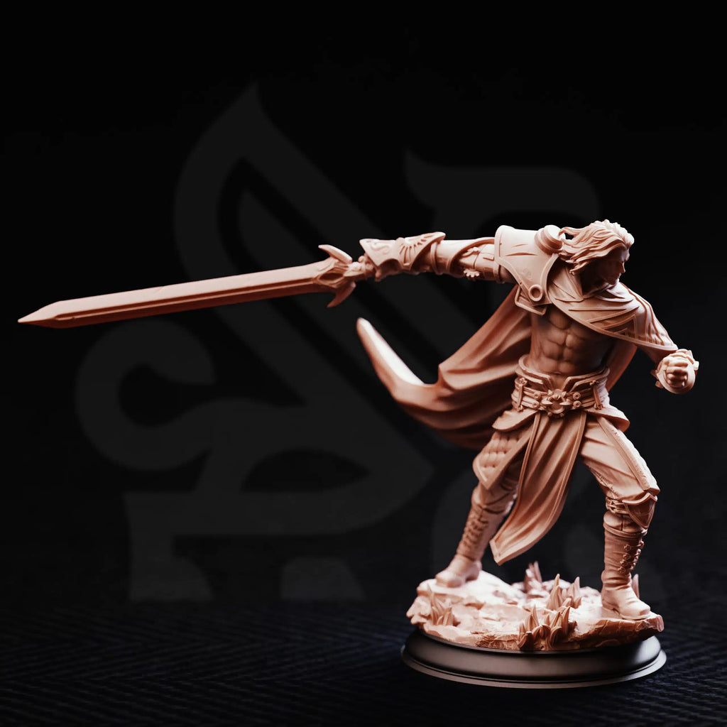 Illirian of the Lost Fleet – Spellsword Artificer - 3D Printed Artificer Miniature