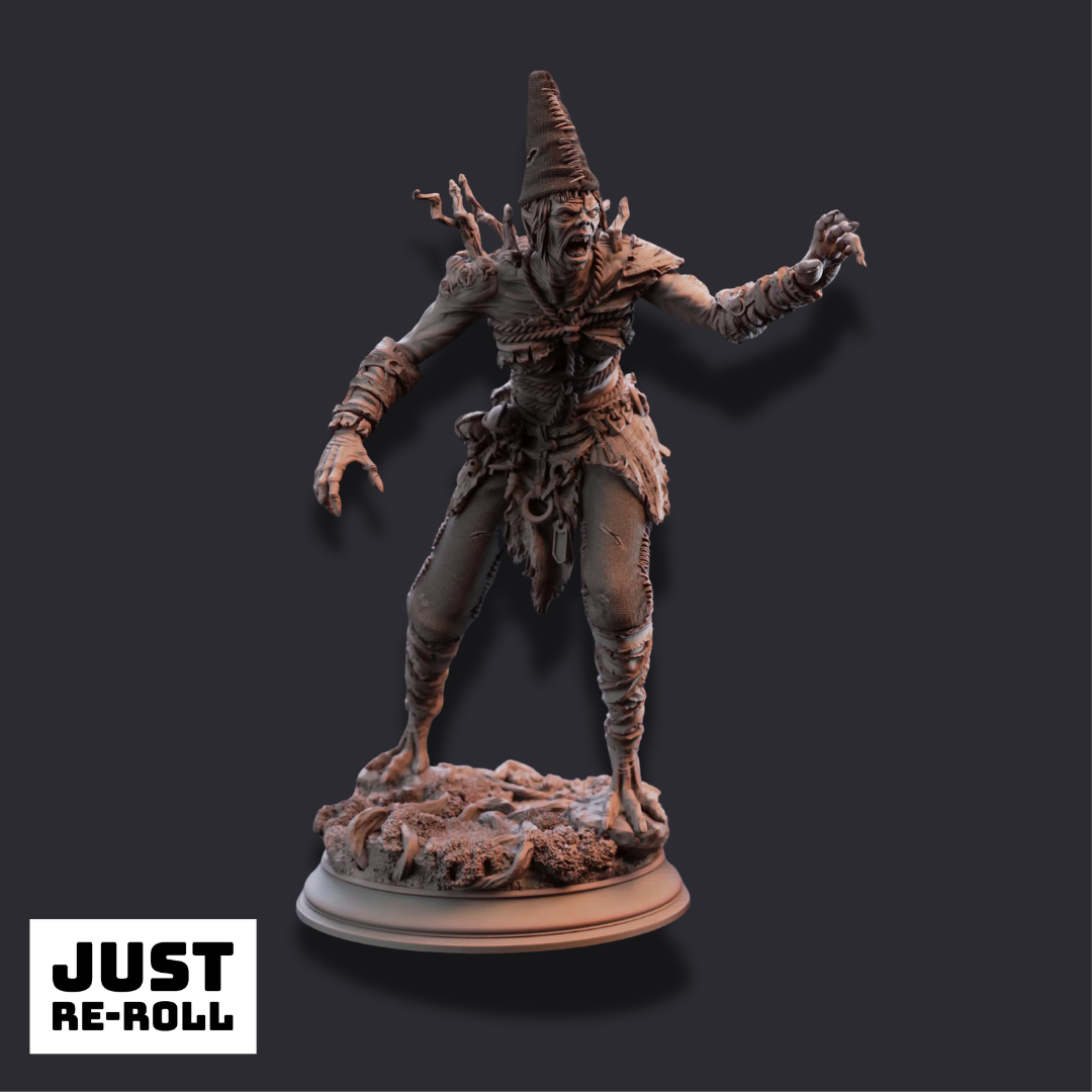 Granny Nora – Voyeur Hag - 3D Printed Monster Miniature