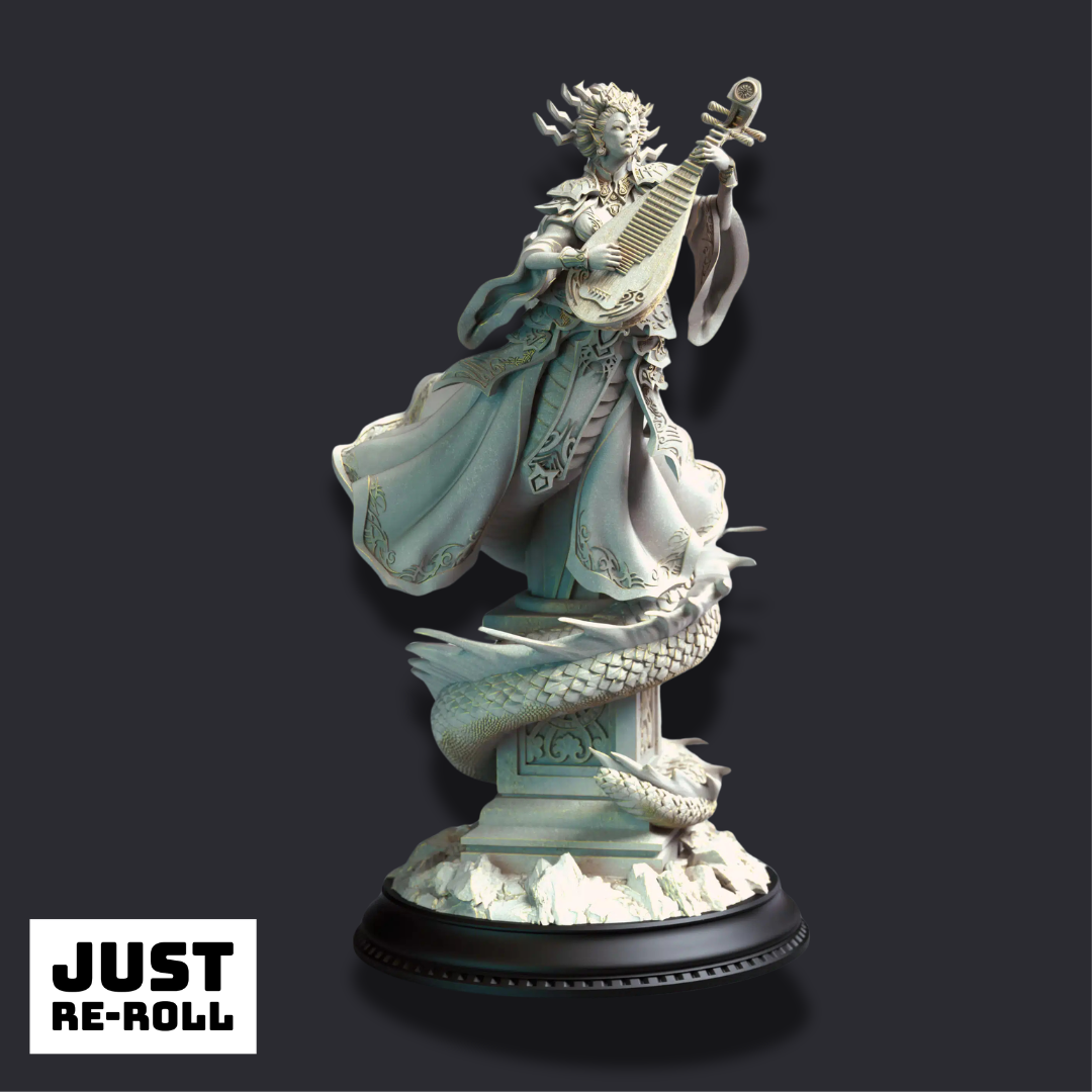 Lian She – Medusa of the East - 3D Monster Miniature