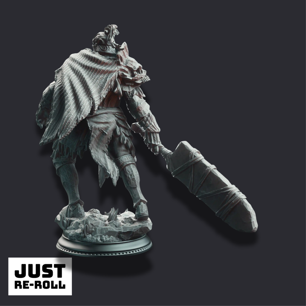 Buderim “Shakes-the-Ground” – Colossal Executioner - 3D Printed Barbarian Character Miniature