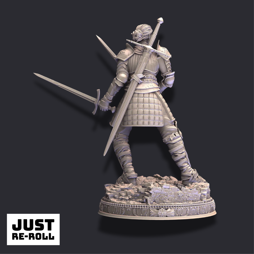 Vera Lanius – Marshall of the Realm - 3D Printed Fighter Character Miniature