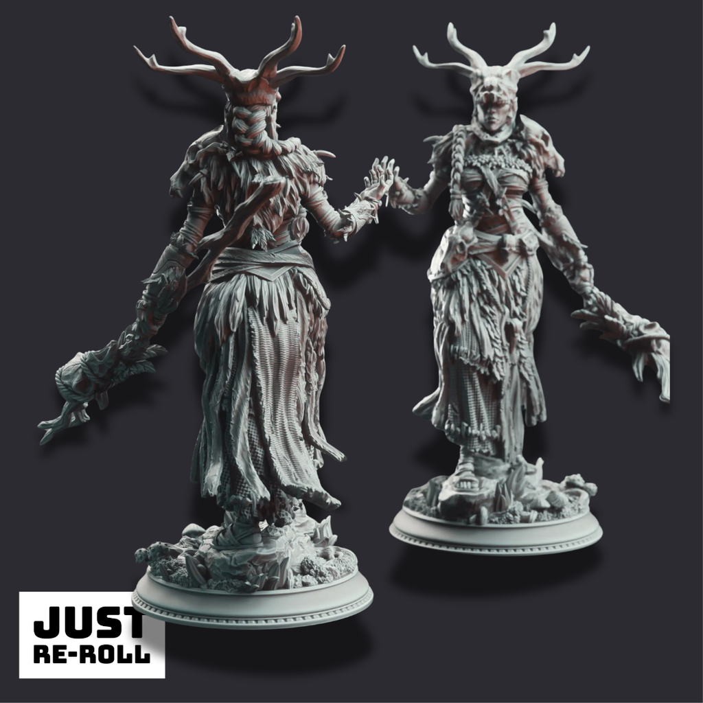 Turak’tali – Colossal Druid of the Valley - 3D Printed Druid Character Miniature