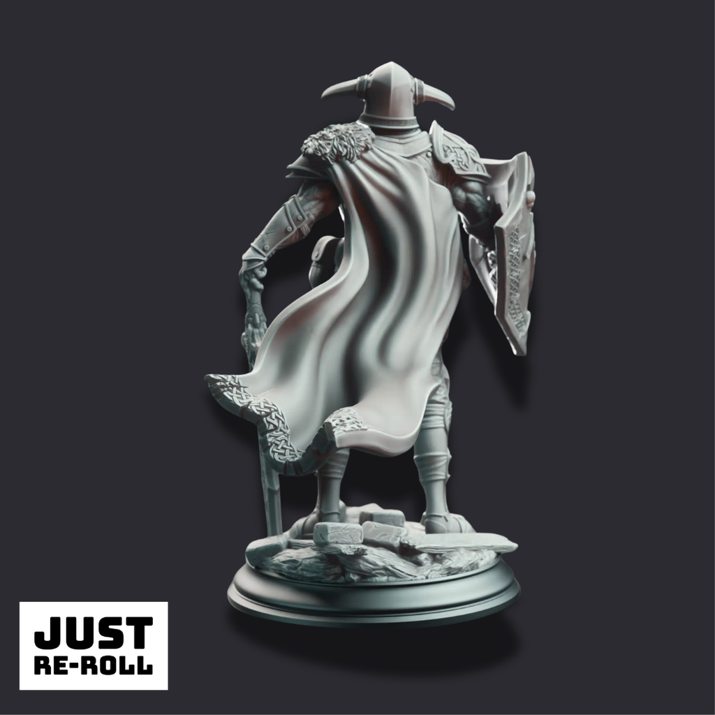 Lizarin – Champion of Renmaeth - 3D Printed Fighter Character Miniature