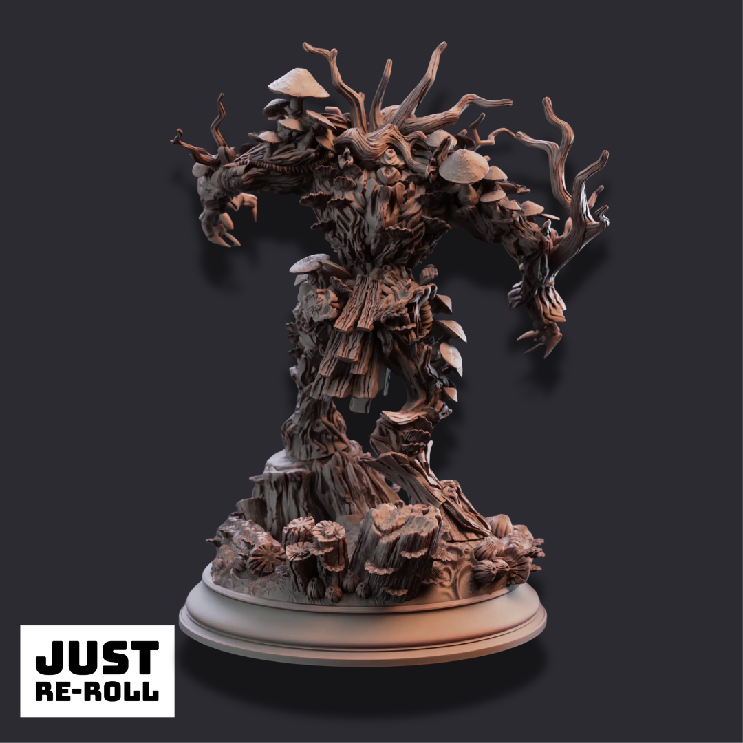 Garamundis – Corrupted Treant Elder - 3D Printed Monster Miniature