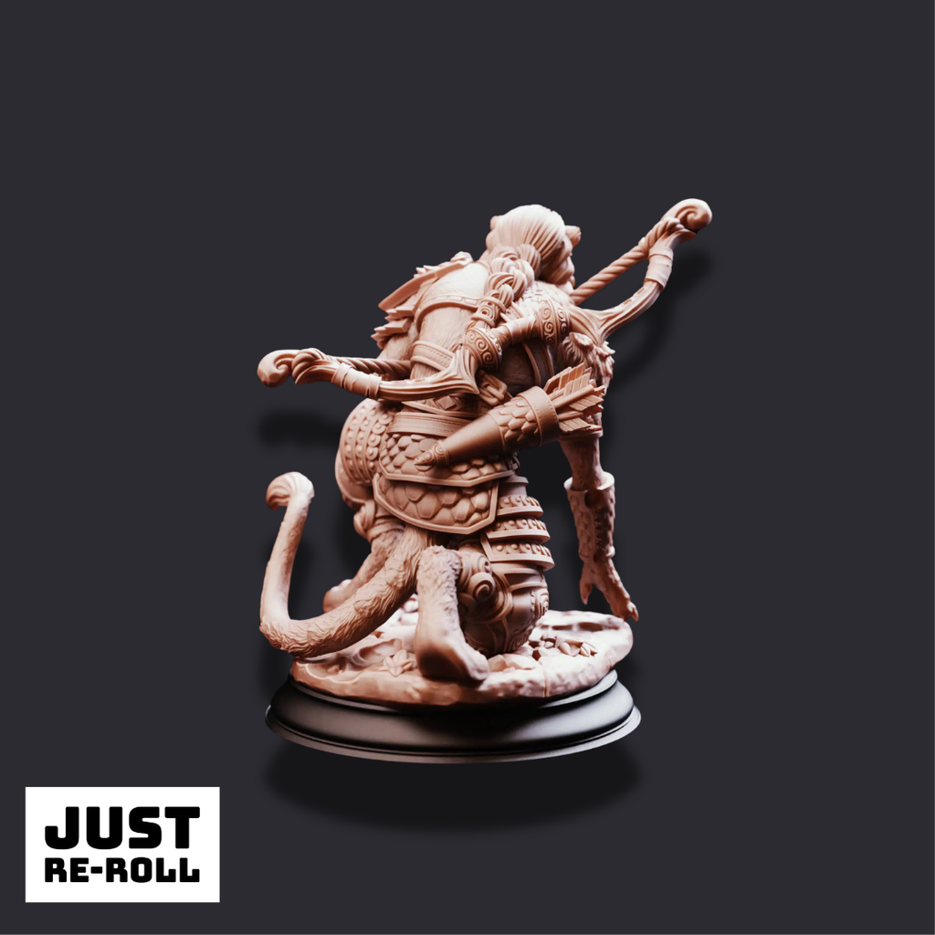 Bri’zani – Lionfolk Tracker - 3D Printed Ranger Miniature