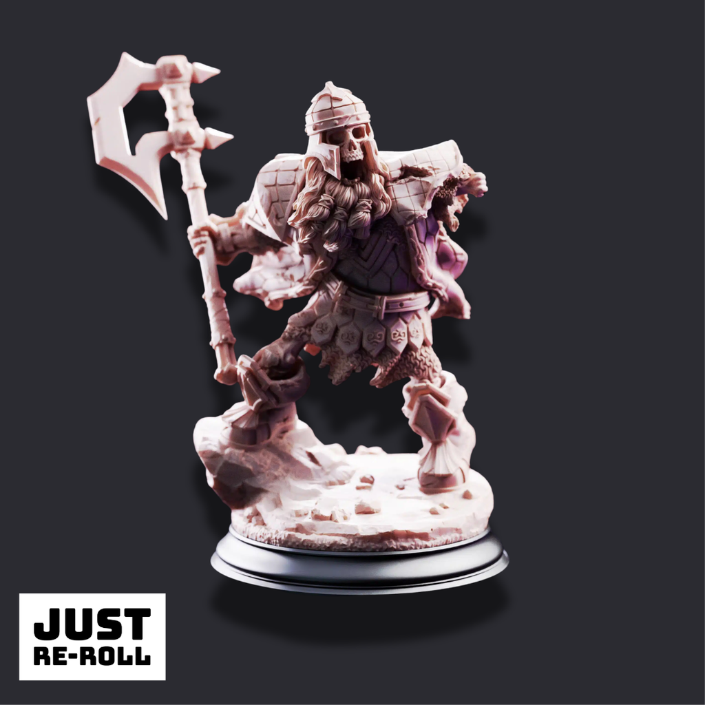 Hook Undead Dwarven Brothers - 3D Printed Undead Miniature