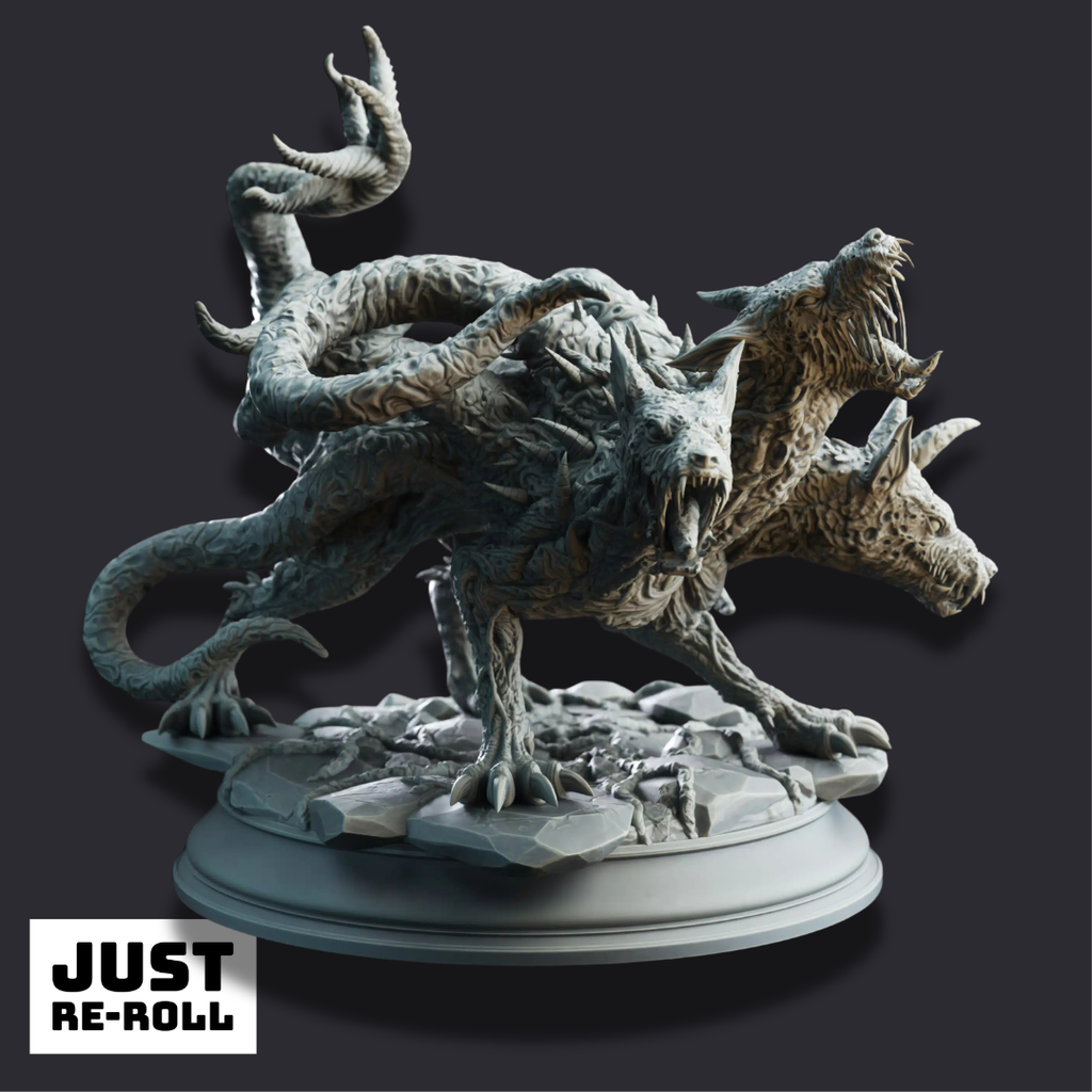 Aberrant Hellhounds - 3D Monster Miniature