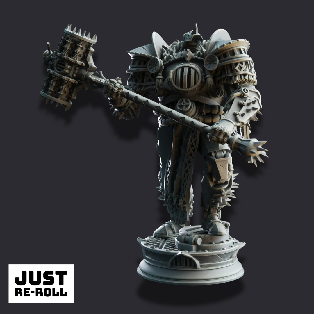 Hadrian – The Iron Colossal - 3D Printed Barbarian Miniature
